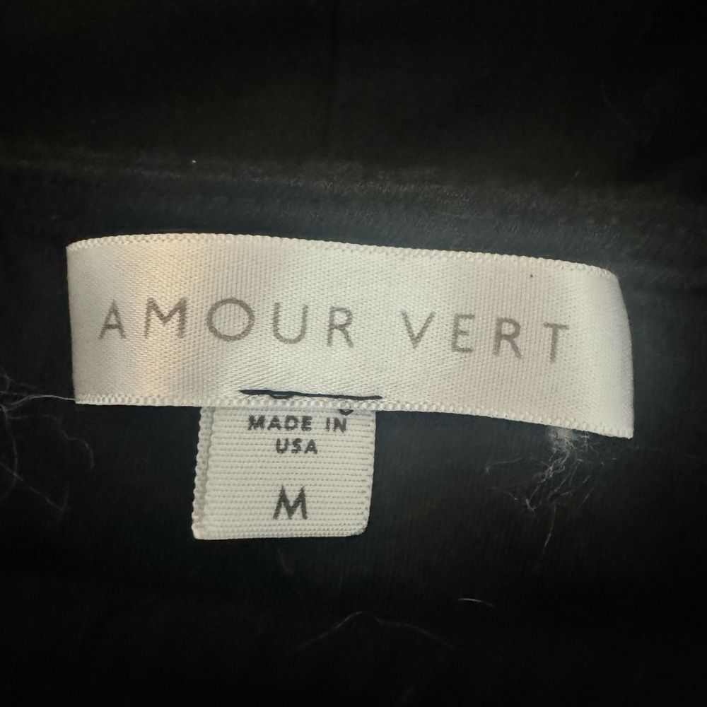 Other Amour Vert Black Short Sleeve T-Shirt | Women’s Size M | Mad Size M / US 6-8 / IT 42-44 - 3 Thumbnail