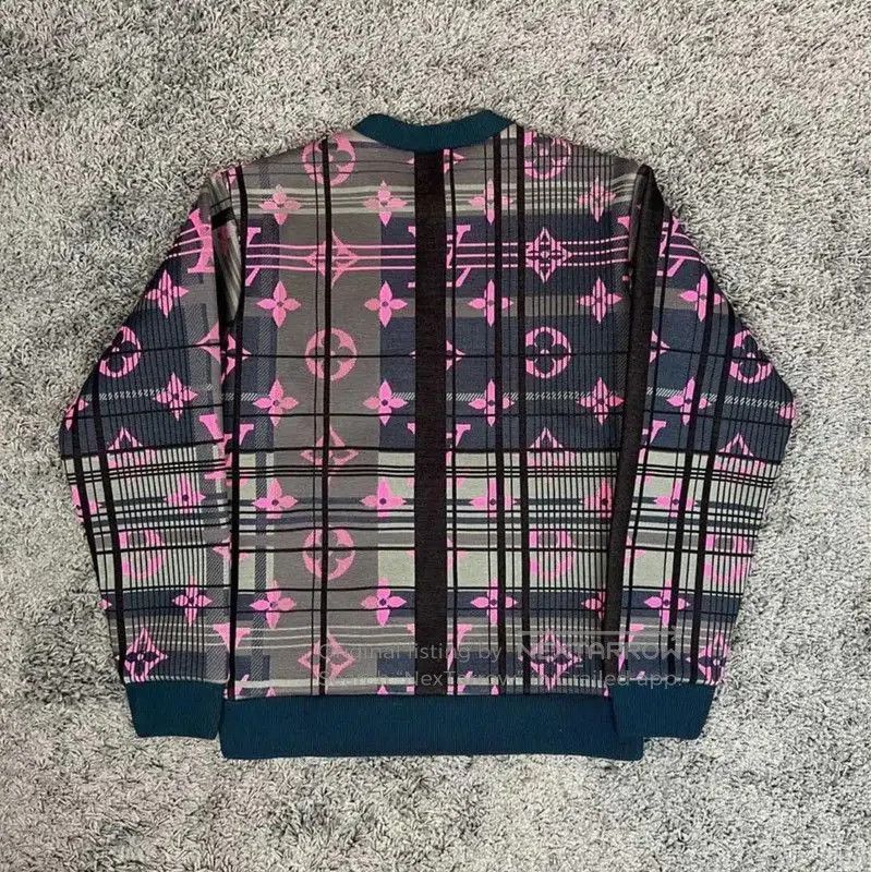 Louis Vuitton Louis Vuitton Burgundy Cotton Women's Sweatshirt XS . Size XS / US 0-2 / IT 36-38 - 2 Thumbnail
