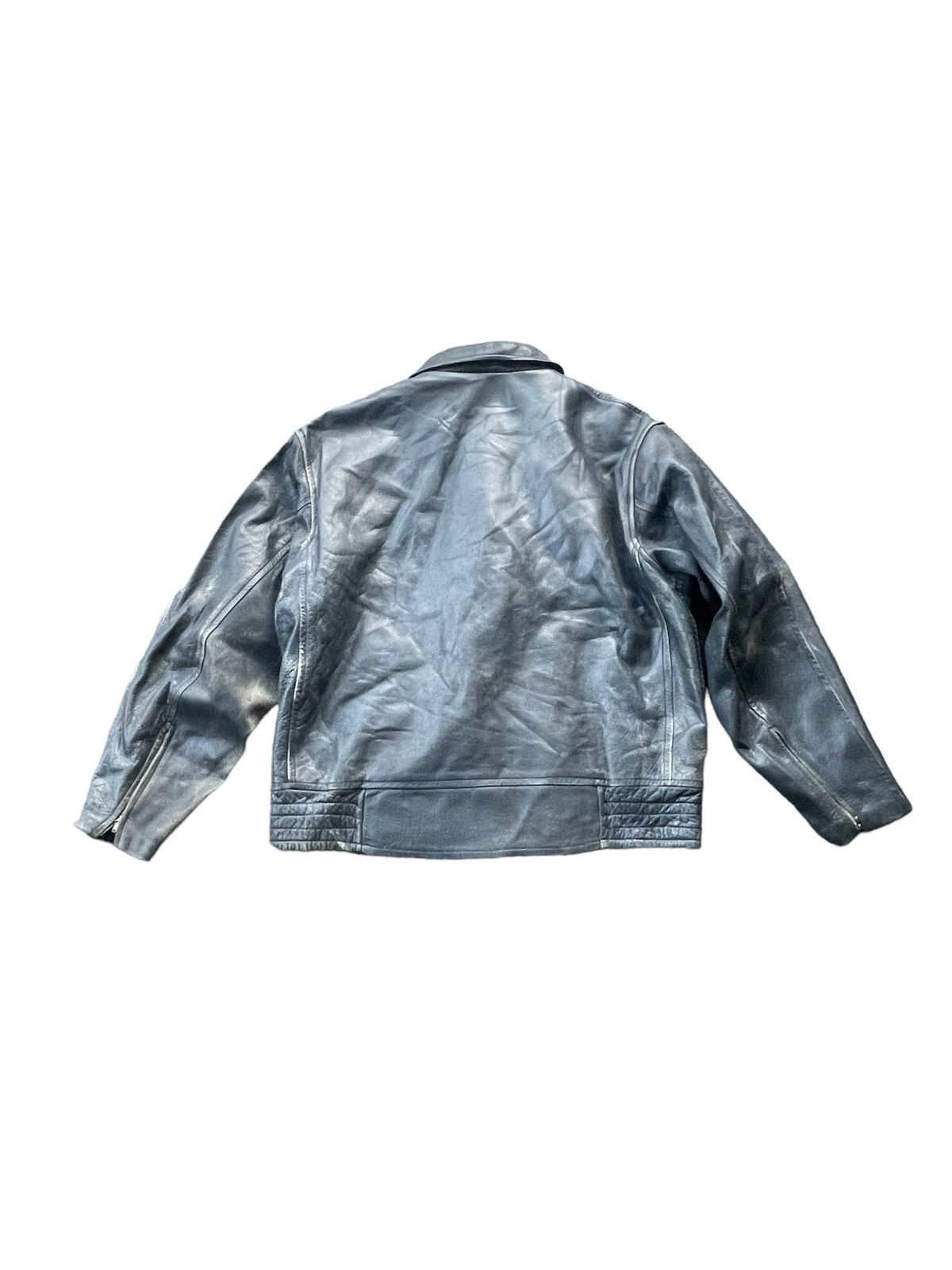 Vintage Vintage Saran Boa Leather Jacket Size US M / EU 48-50 / 2 - 6 Thumbnail