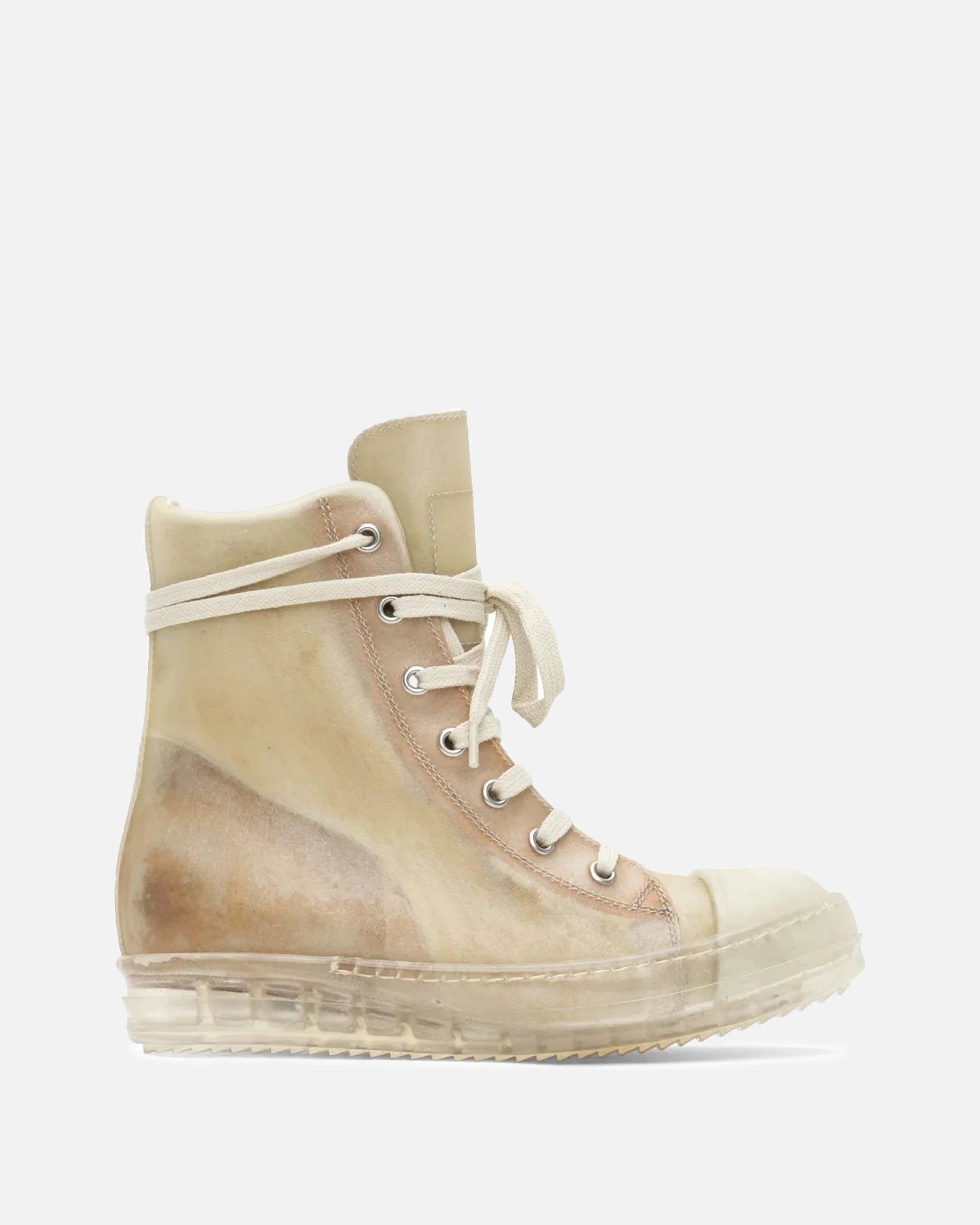Rick Owens Rick Owens EDFU Ramones Natural/Clear IT41 Size US 8 / EU 41 - 5 Thumbnail