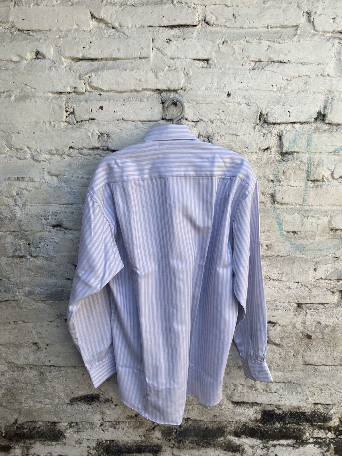 Balenciaga VINTAGE BALENCIAGA STRIPPED FORMAL LONG SHIRTS Size US L / EU 52-54 / 3 - 6 Thumbnail