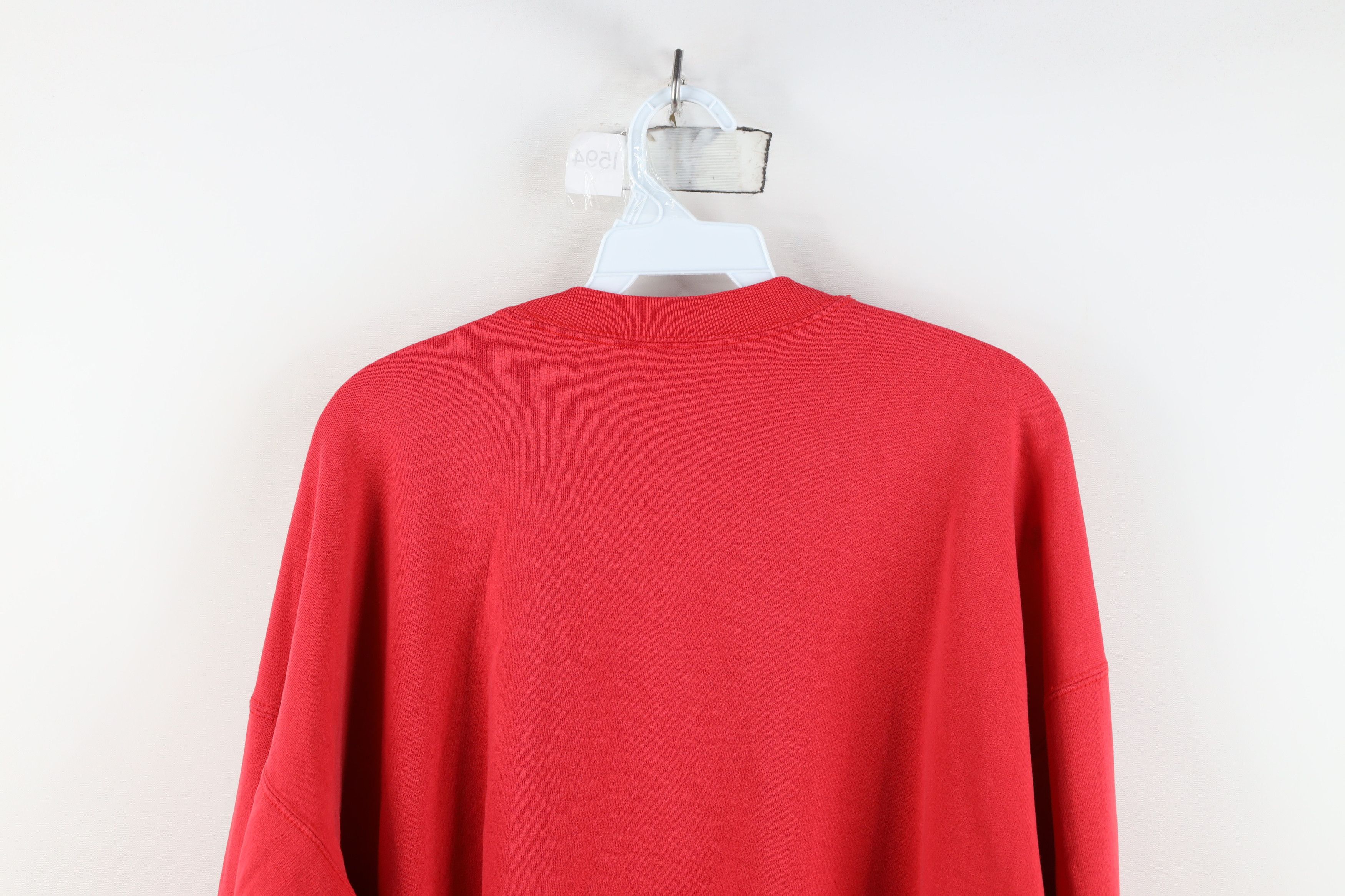 Vintage Vintage 90s Streetwear Defend Our Freedom Eagle Sweatshirt Size US XL / EU 56 / 4 - 10 Thumbnail