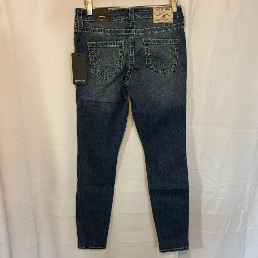 True Religion True Religion Jennie Curvy High Rise Super Skinny Jeans W27 Size 27" / US 4 / IT 40 - 3 Thumbnail