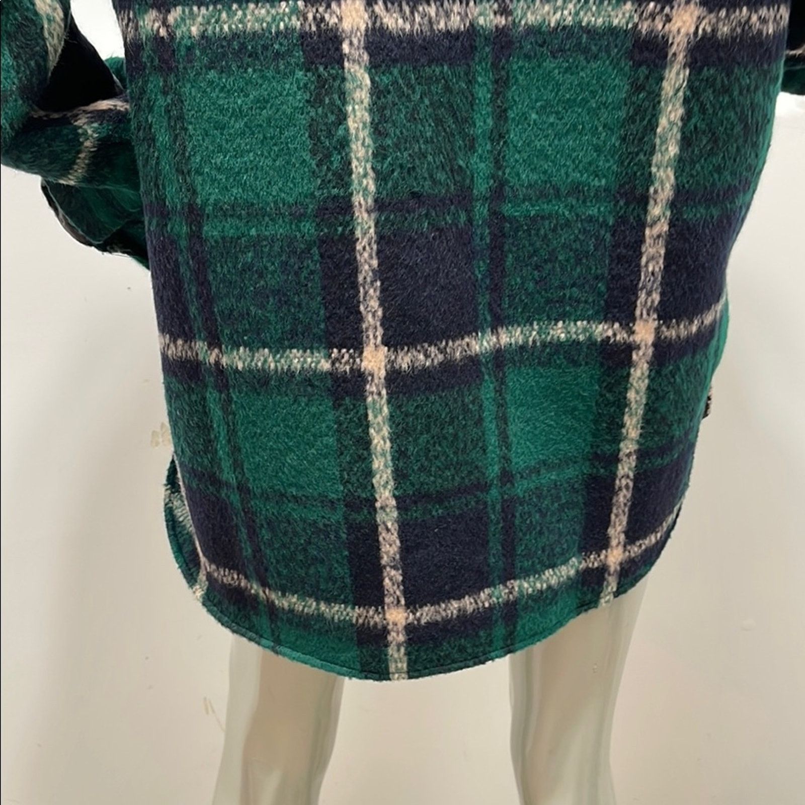Other Charlie Luciano Unisex Green Plaid Flannel Shacket M Size M / US 6-8 / IT 42-44 - 12 Thumbnail