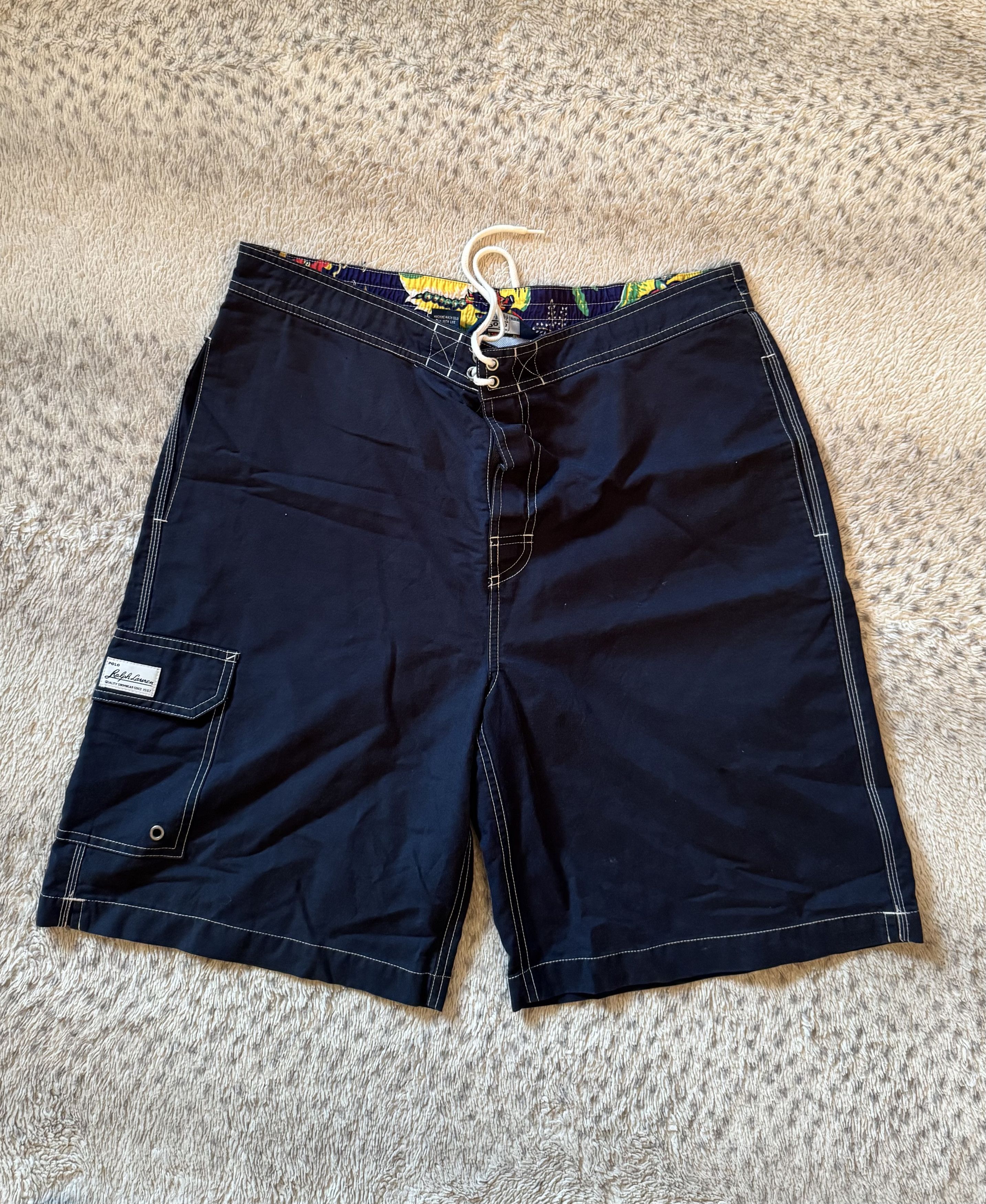 Polo Ralph Lauren Polo Ralph Lauren Vintage 2000s Swim Shorts Size US 32 / EU 48 - 1 Thumbnail