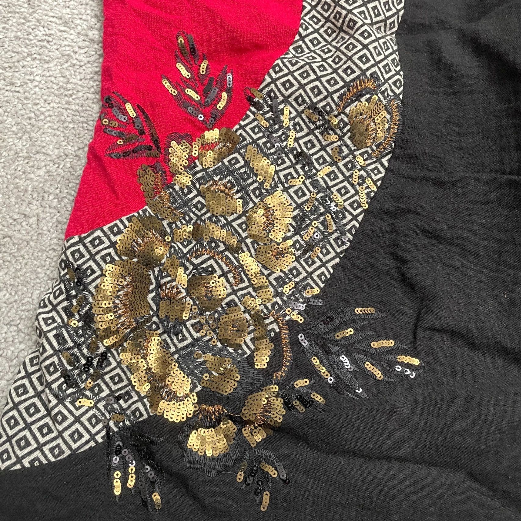 Vintage Chico's Blazer Shirt Womens 8 Black Sequin Lined Short Jacket Vintage No Size M / US 6-8 / IT 42-44 - 3 Thumbnail