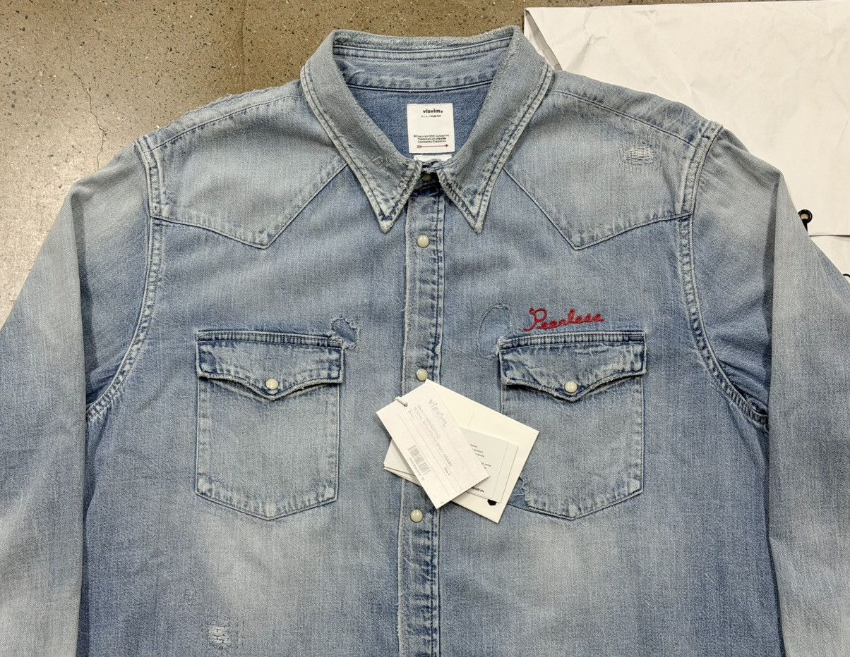 Visvim VISVIM 24AW SOCIAL SCULPTURE SHIRT CRASH Size US L / EU 52-54 / 3 - 6 Thumbnail