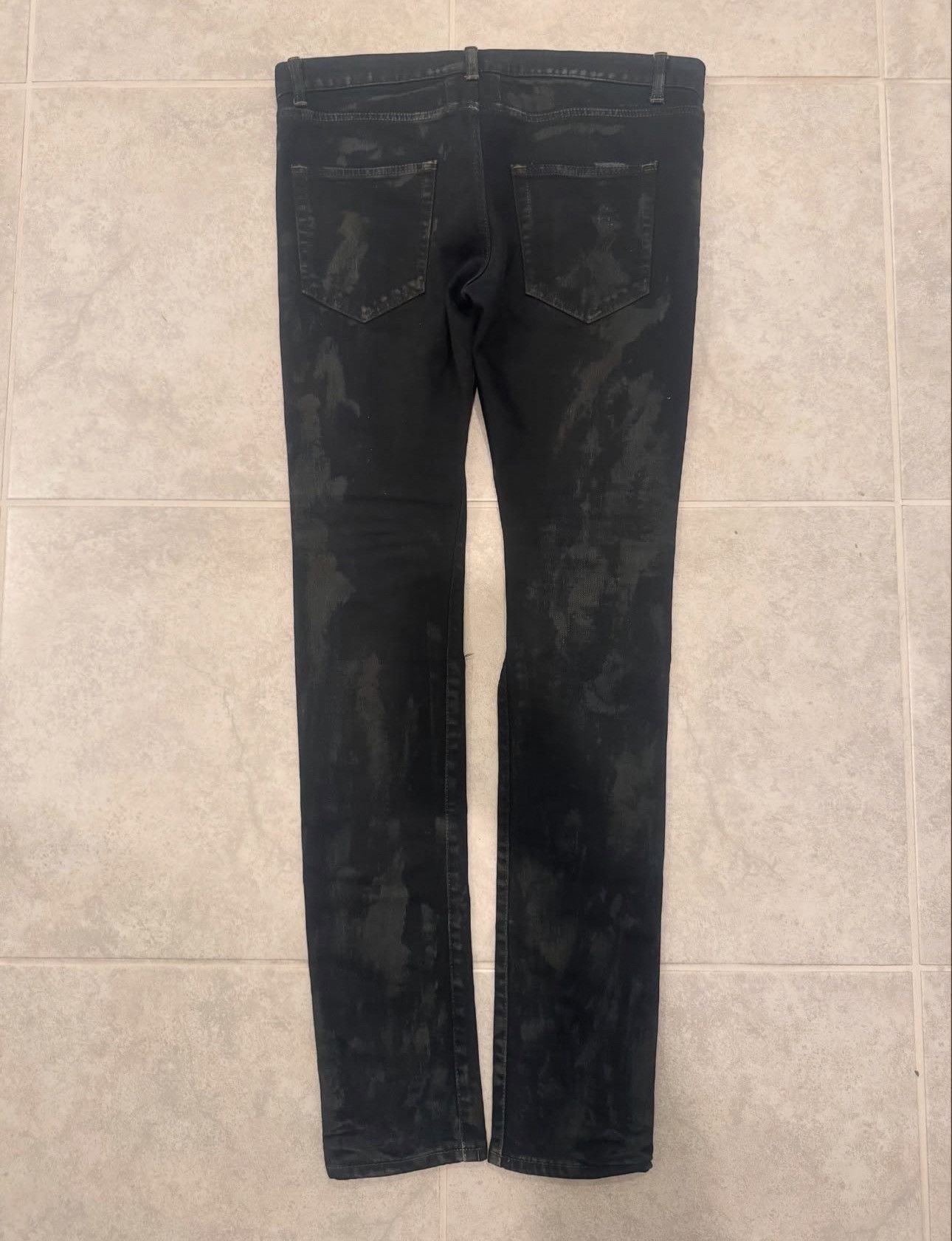 Saint Laurent Paris Saint laurent paris Black chain denim Size US 32 / EU 48 - 2 Thumbnail