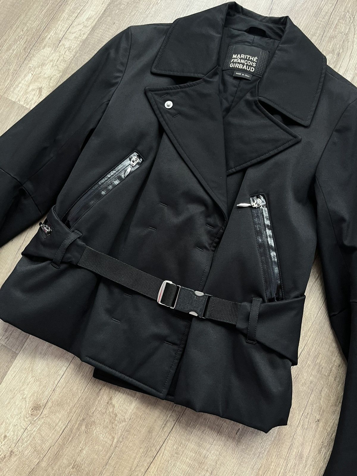 Marithe + Francois Girbaud Marithe Francois Girbaud Jacket Black Women's Size 29 Size M / US 6-8 / IT 42-44 - 4 Thumbnail