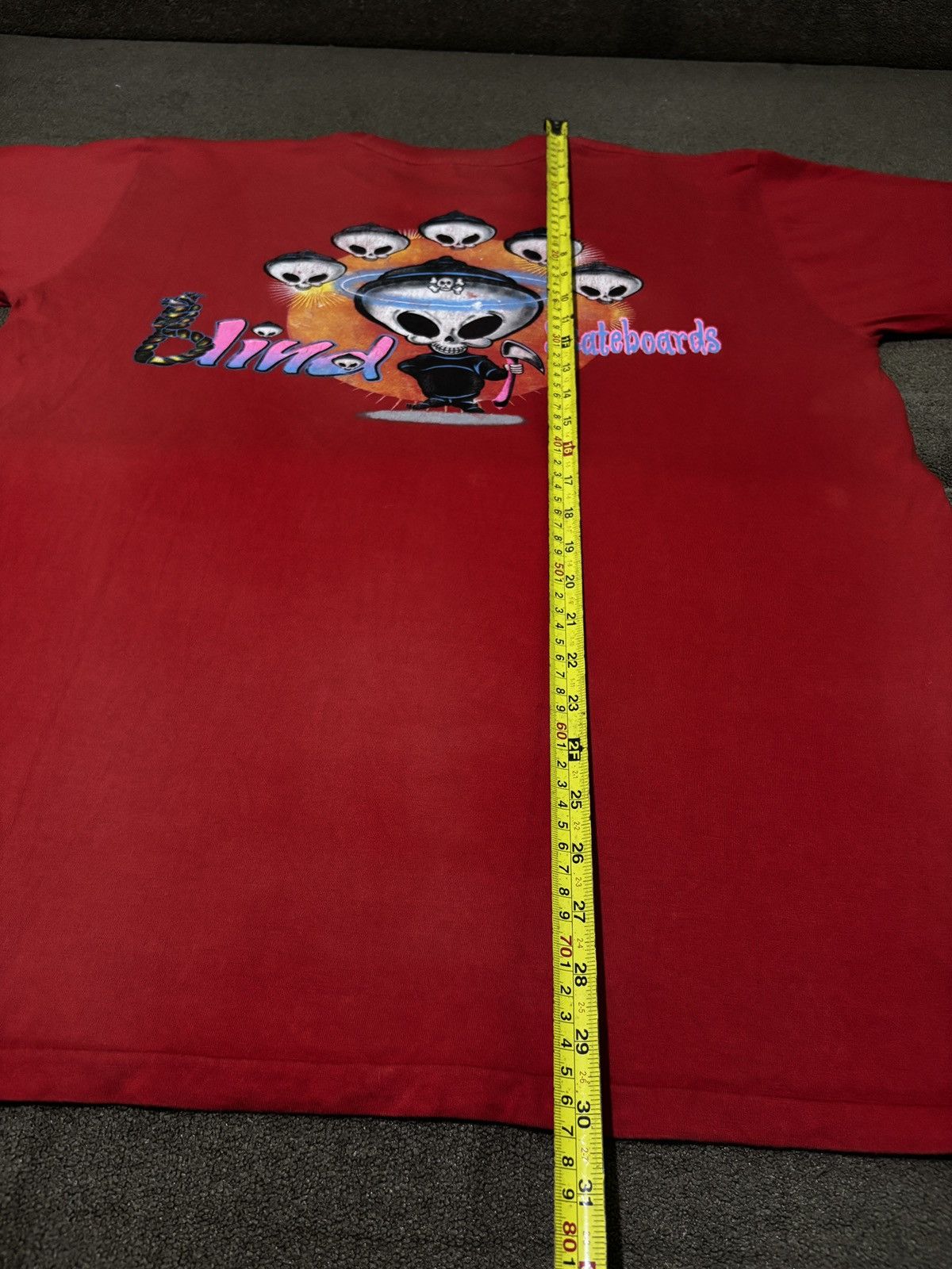 Blind Skateboards Vintage 90s Blind Skateboard Shirt Santa cruz hookups Size US XL / EU 56 / 4 - 7 Thumbnail