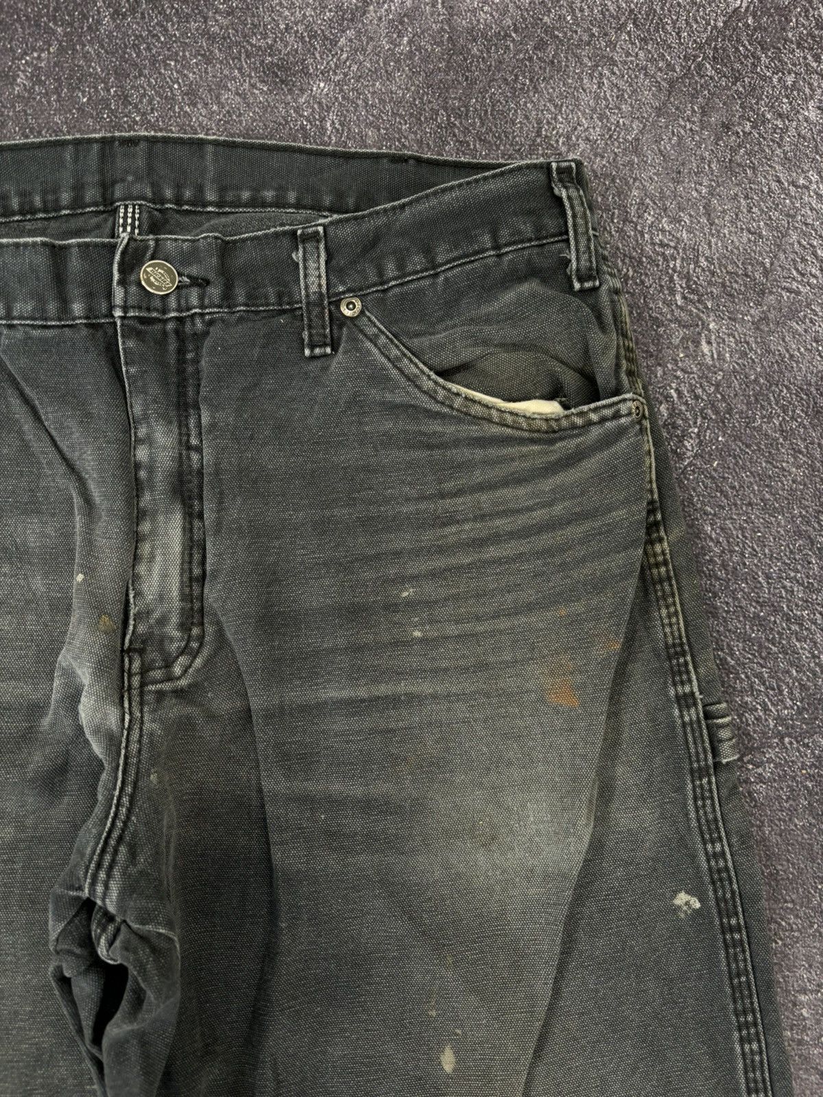 Dickies × Vintage Vintage Dickies Y2K Faded Black USA Hype Pants Jeans Size US 32 / EU 48 - 14 Thumbnail