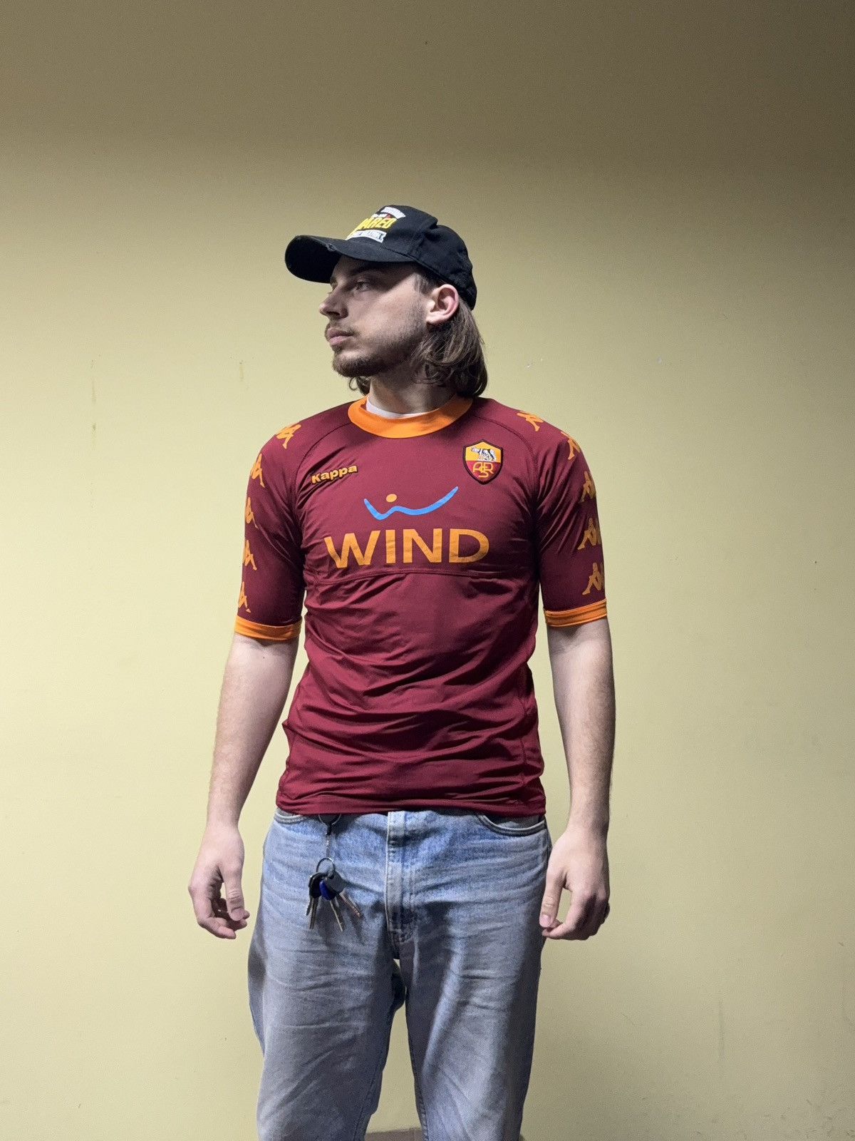 Kappa Kappa Roma jersey football soccer wind tee shirt gorpcore Size US M / EU 48-50 / 2 - 2 Thumbnail