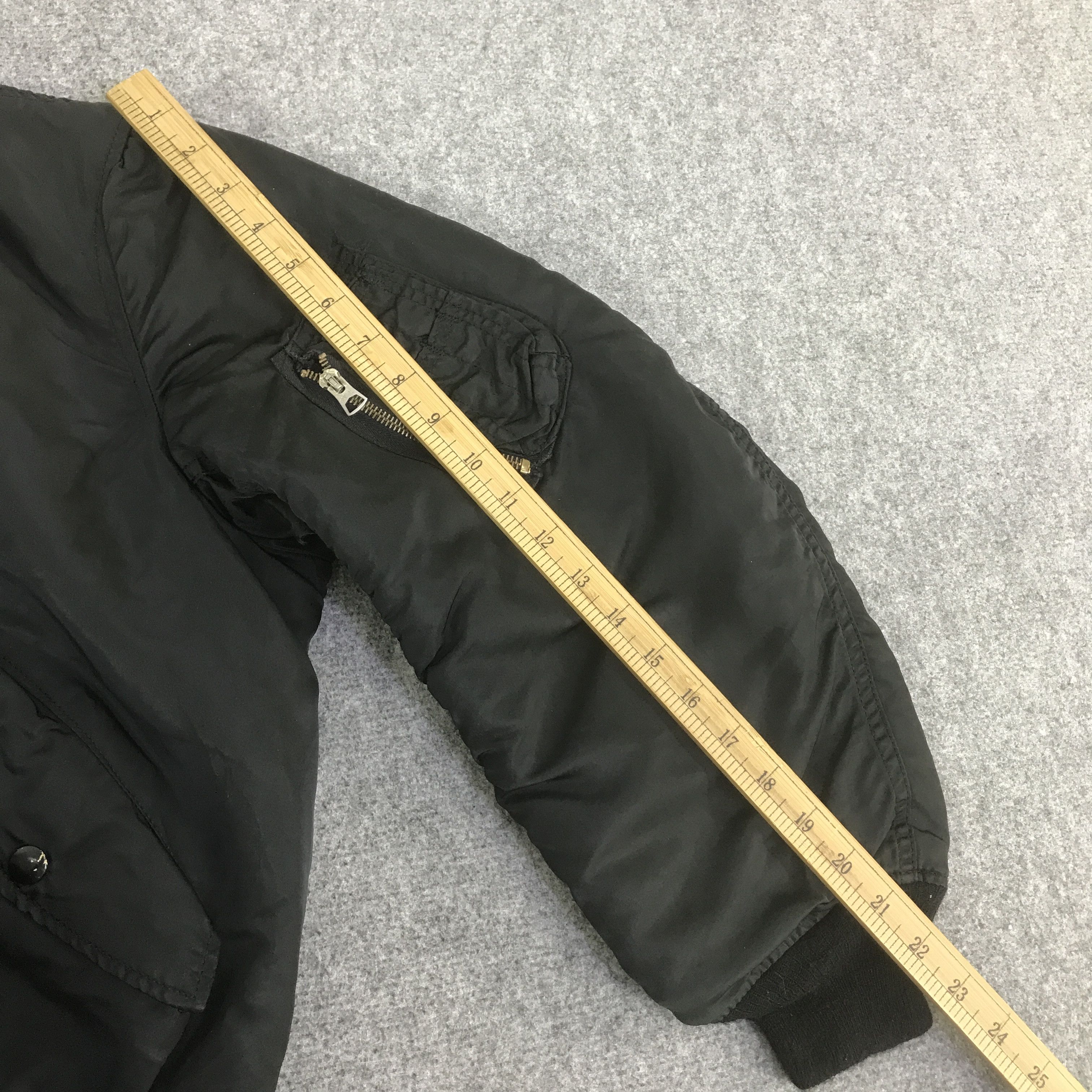 Alpha Industries VTG ALPHA INDUSTRIES BLACK BOMBERS JACKET K131B4 Size US L / EU 52-54 / 3 - 6 Thumbnail