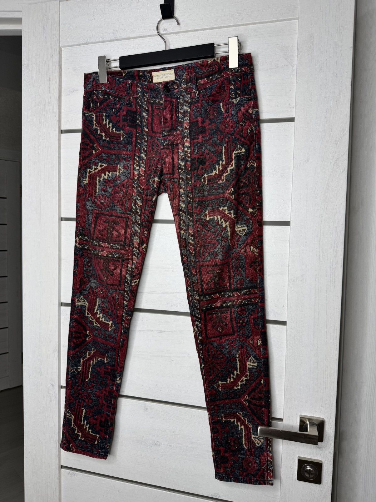Denim & Supply Ralph Lauren Denim & Supply Ralph Lauren Corduroy Pants Navajo Aztec Y2K Size 27" / US 4 / IT 40 - 2 Thumbnail