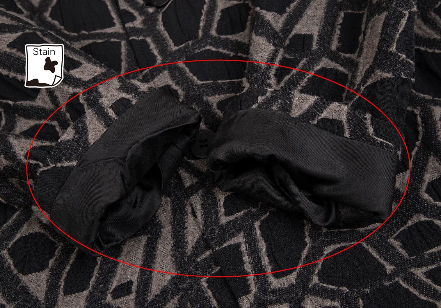 Issey Miyake Jacquard Design Jacket in Black Gray, Size 4 Size US XL / EU 56 / 4 - 9 Thumbnail