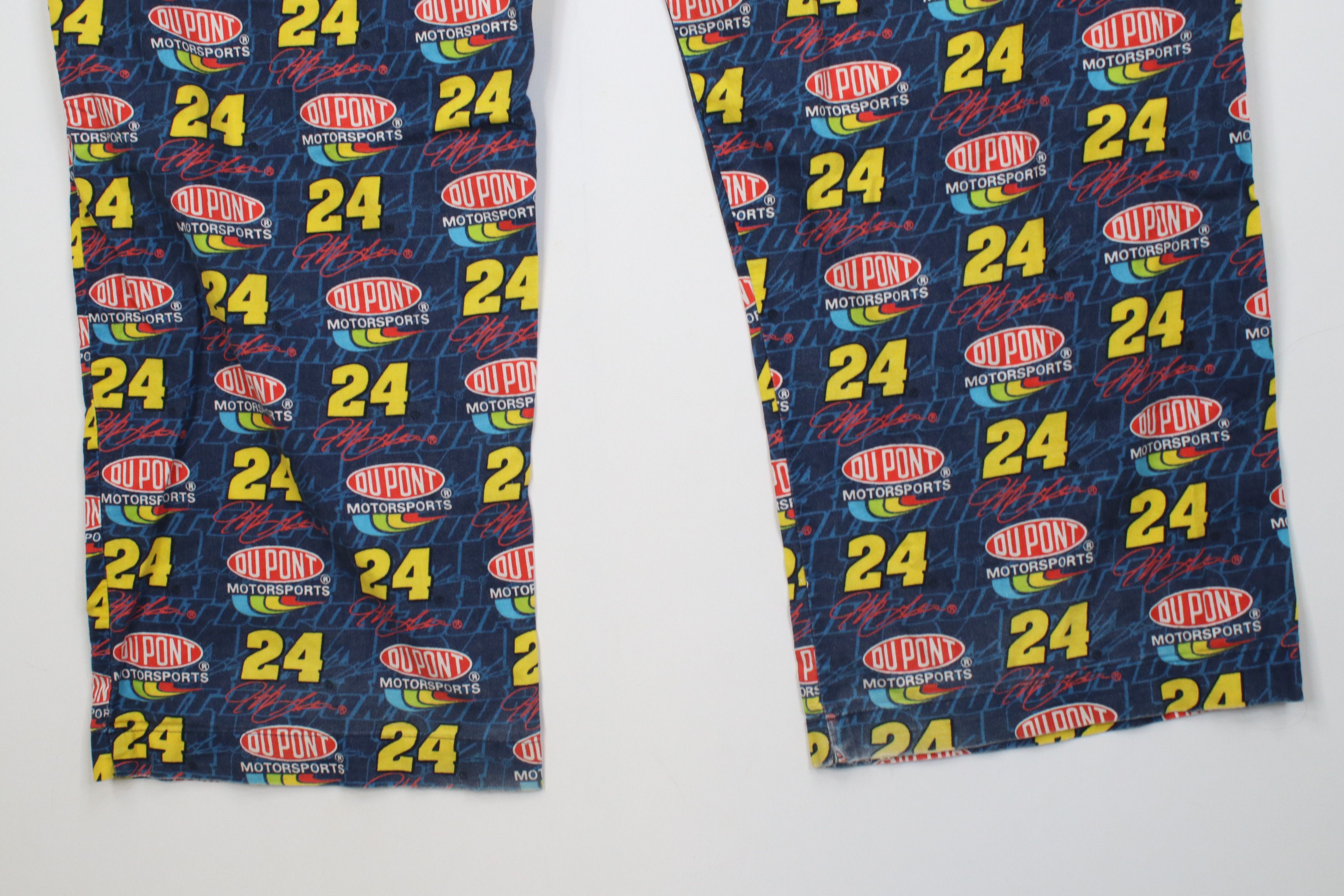 Vintage Vintage 90s Y2K NASCAR Gordon Racing Wide Leg Pants Pajamas Size US 38 / EU 54 - 13 Thumbnail