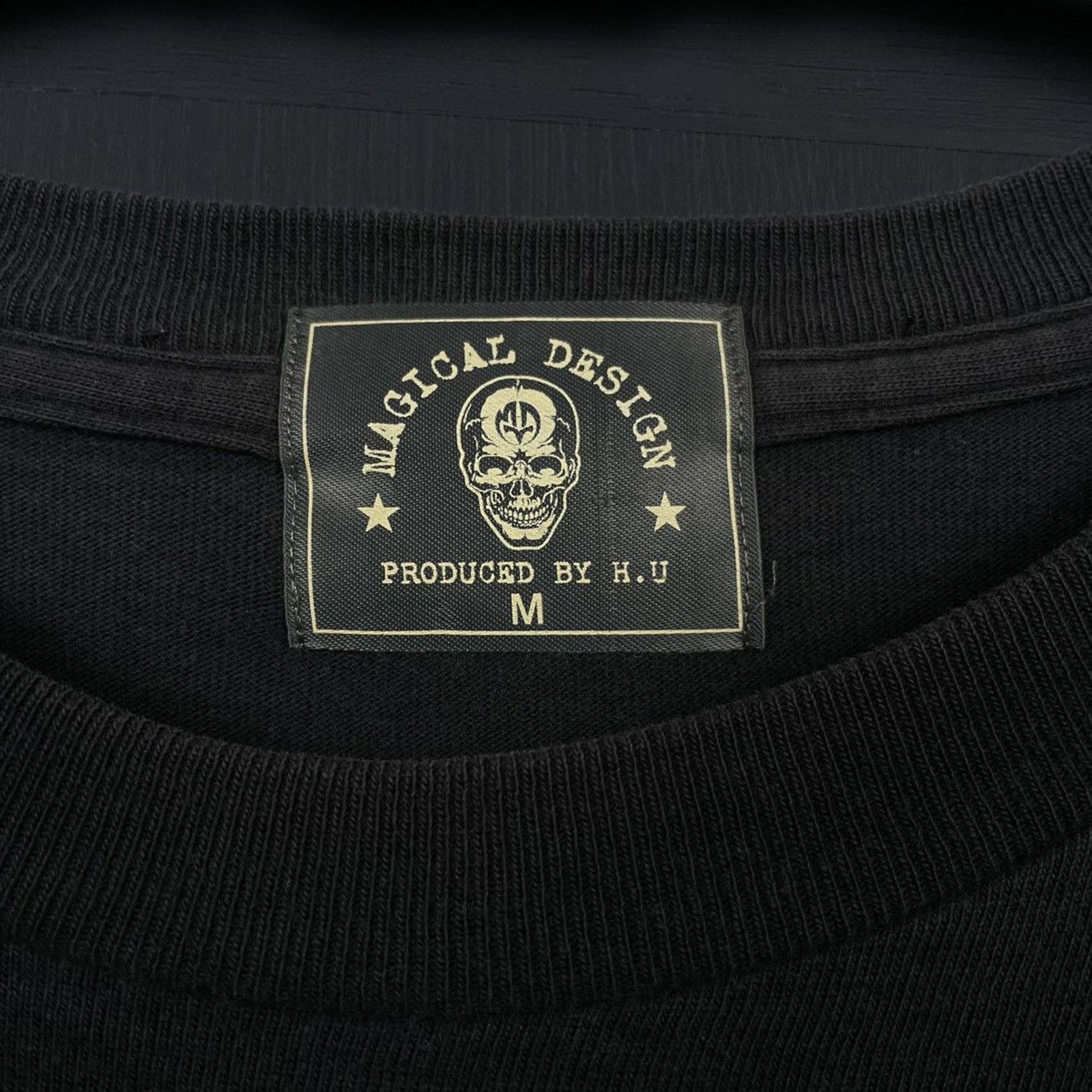 Japanese Brand × Vintage 🇯🇵2002 MAGICAL DESIGN Pegasus Skull T Size US M / EU 48-50 / 2 - 6 Thumbnail