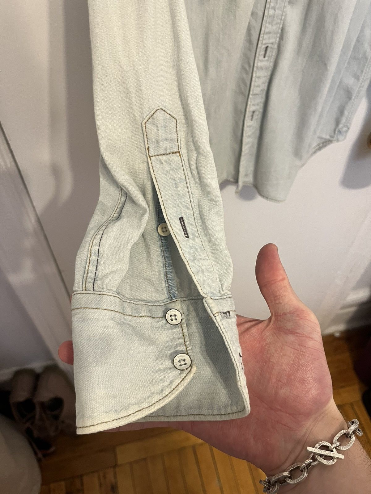 Rag & Bone Fit 3 light wash denim shirt Size US M / EU 48-50 / 2 - 4 Thumbnail