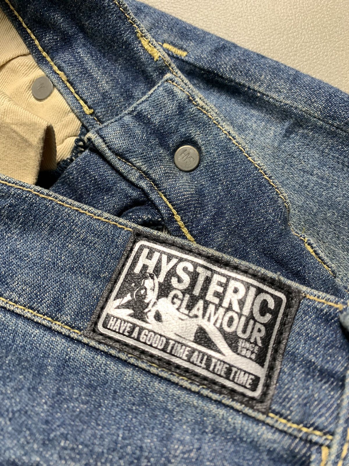 Hysteric Glamour × Japanese Brand × Vintage hysteric glamour ripped skiny jeans Size US 28 / EU 44 - 8 Thumbnail