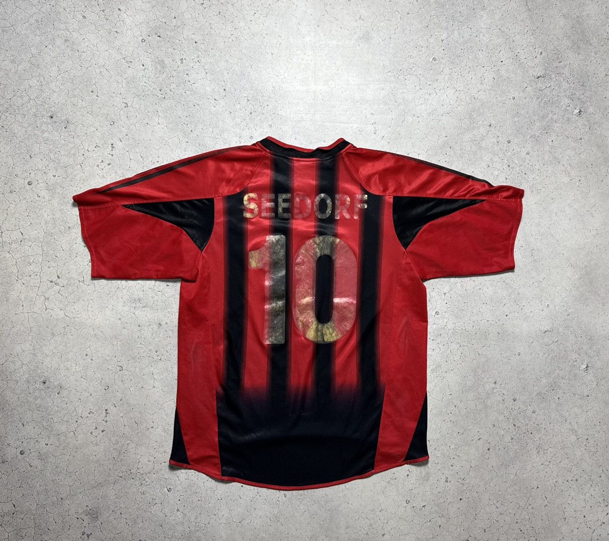 Adidas Adidas FC Milan 2004/2005 Seedorf #10 Vintage Soccer Jersey Size US L / EU 52-54 / 3 - 7 Thumbnail