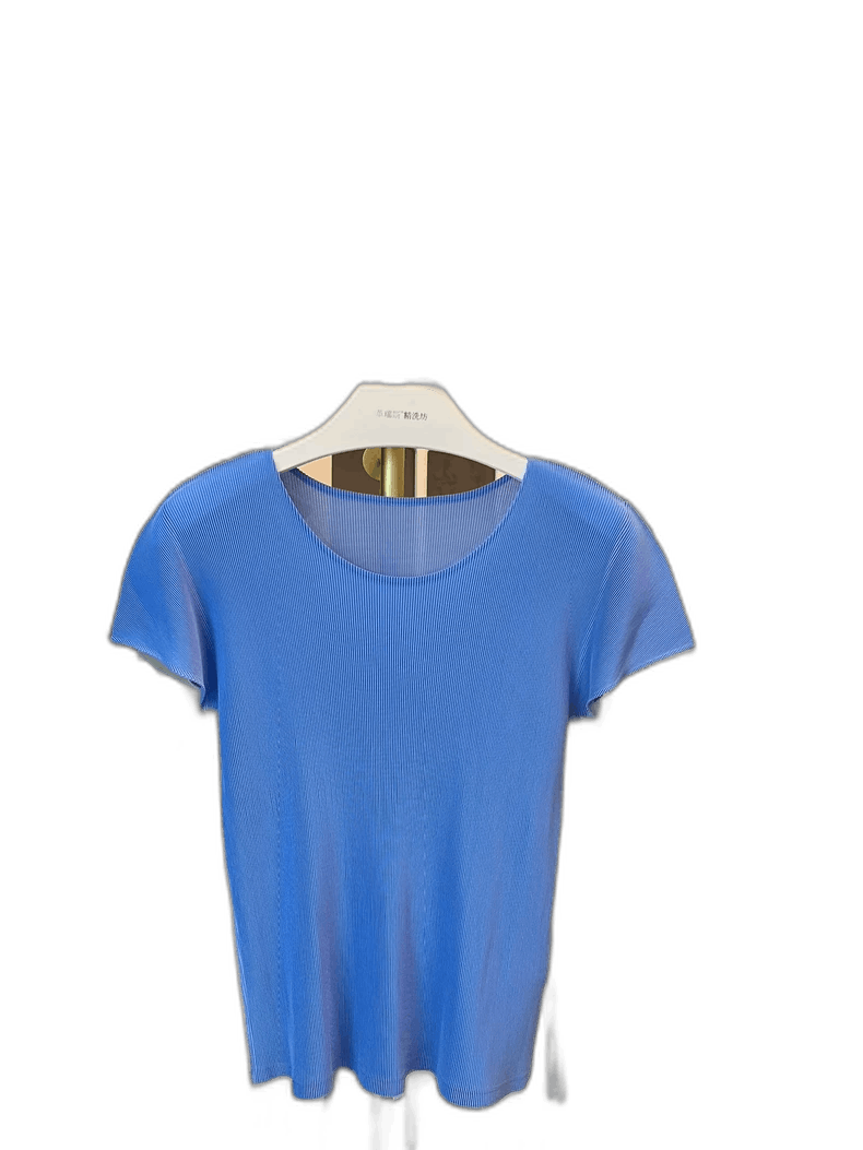 Issey Miyake Issey Miyake Pleated Blue Sleeveless Top-yf Size US M / EU 48-50 / 2 - 1 Thumbnail