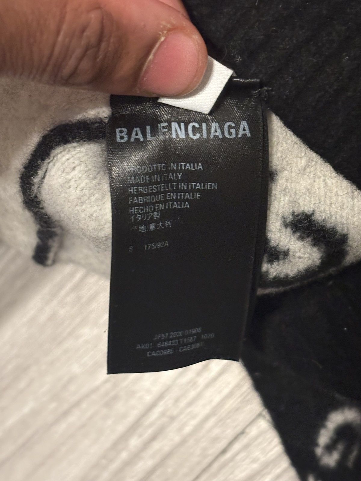 Balenciaga Balenciaga monogram knit crewneck Size S / US 4 / IT 40 - 4 Thumbnail