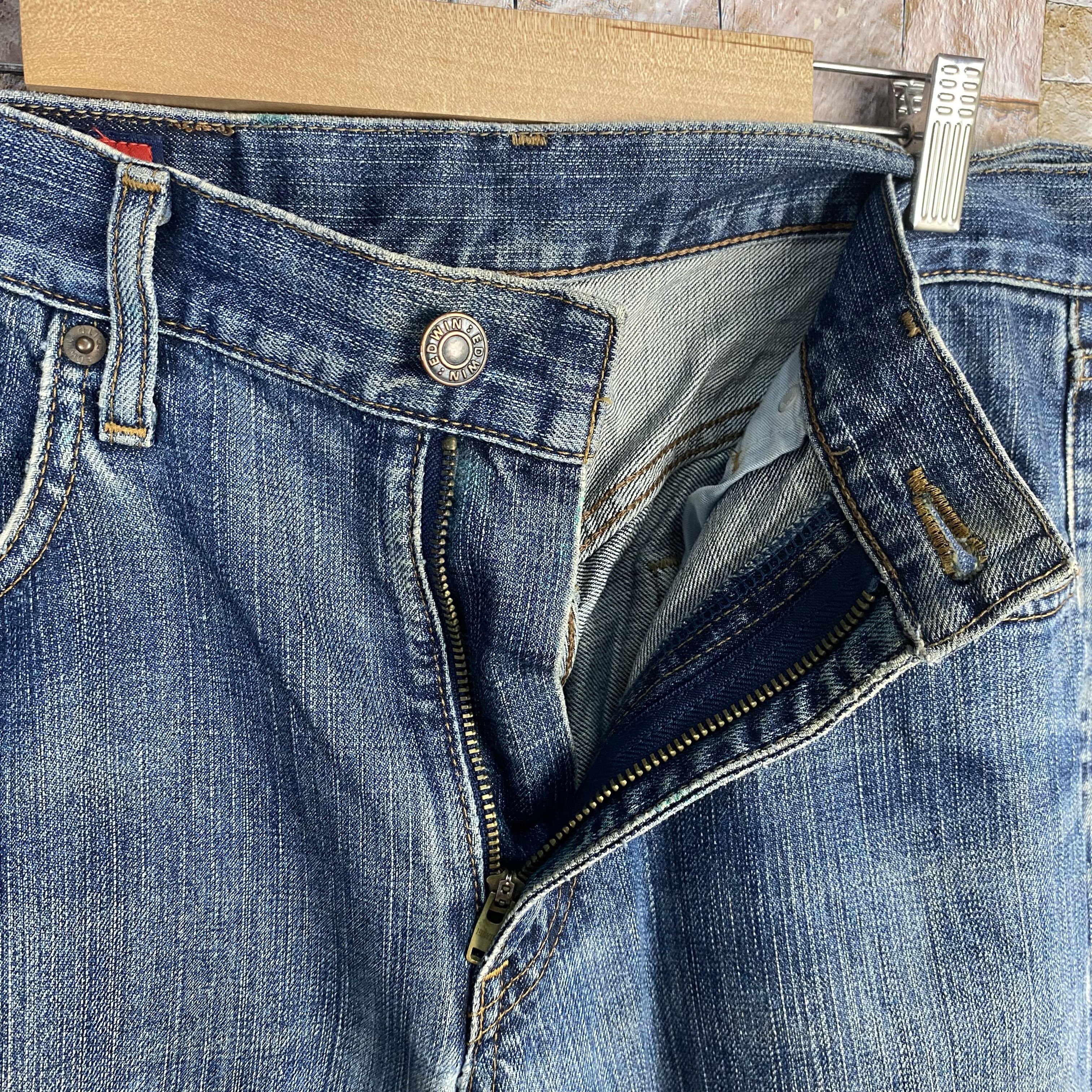 Edwin Edwin Blue Denim vintage Pants #7587 Size US 32 / EU 48 - 11 Thumbnail