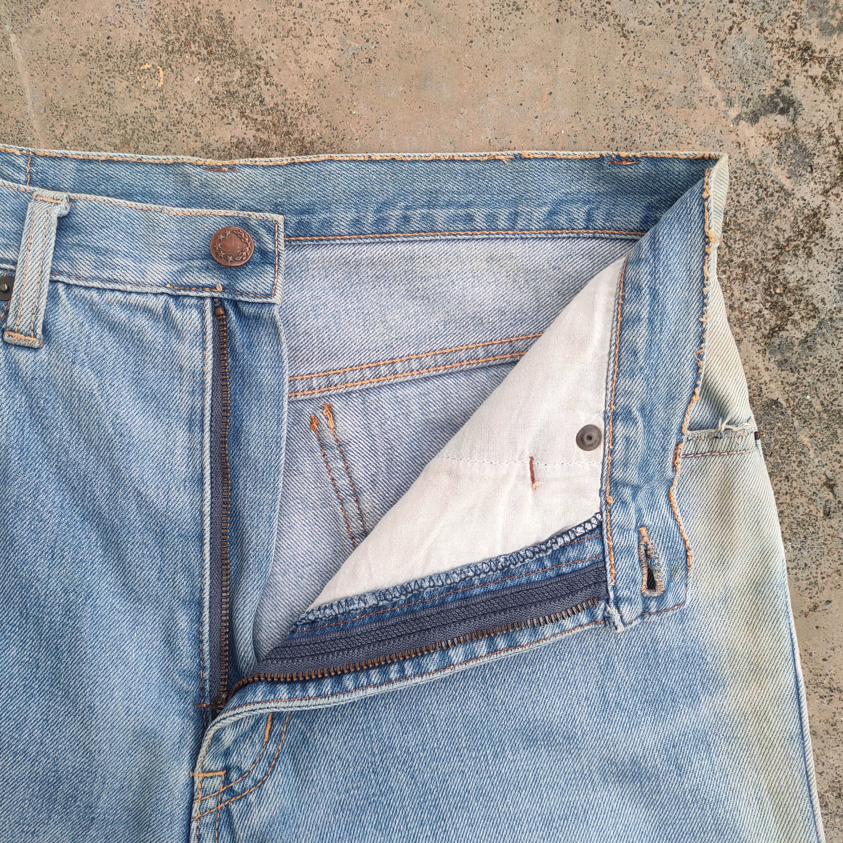 Paradise VINTAGE PARADISE FADED MUD WASH DENIM JEANS PANTS Size US 30 / EU 46 - 6 Thumbnail