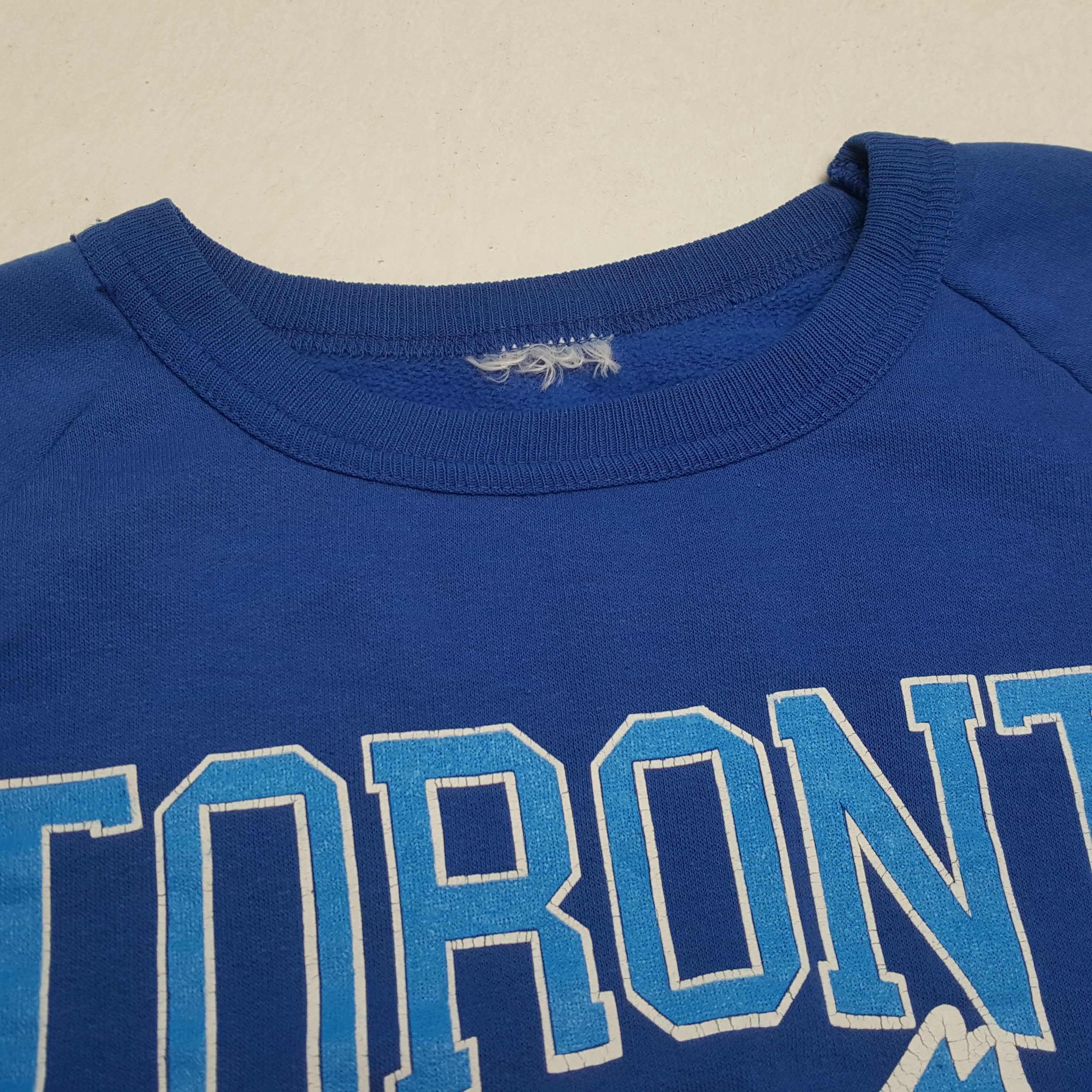 MLB × Vintage TORONTO BLUE JAYS MLB Baseball Team Vintage Sweatshirt Size US M / EU 48-50 / 2 - 9 Thumbnail