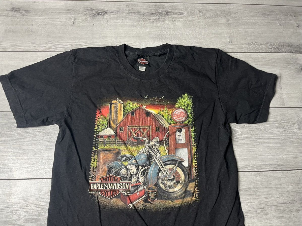 Harley Davidson Harley Davidson Reims Champagne France Tshirt Size US L / EU 52-54 / 3 - 3 Thumbnail