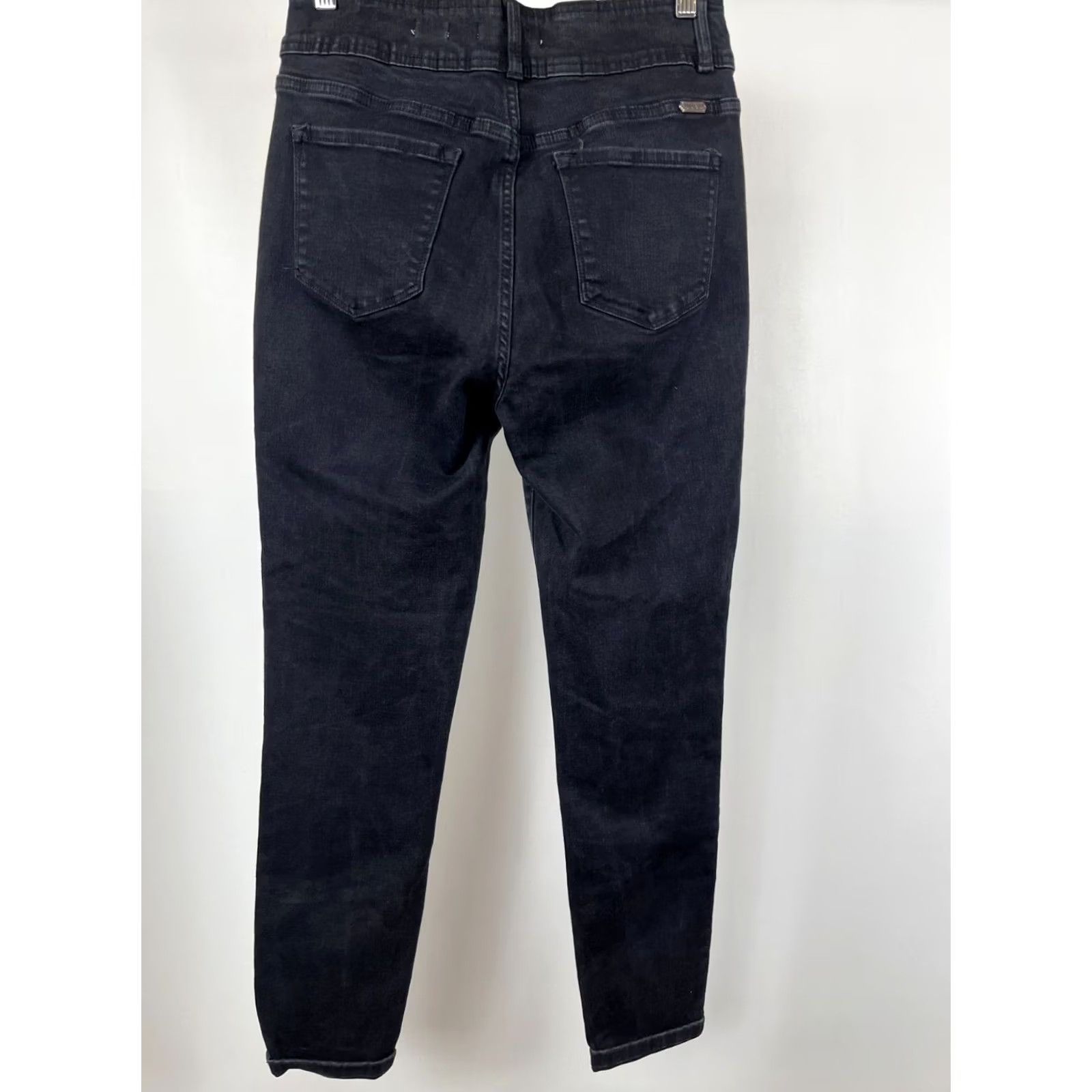 Vintage KanCan Signature Jeans Womens Size 29 Kurvy Ultra High Rise Skinny Black Denim Jeans Size 29" - 5 Thumbnail