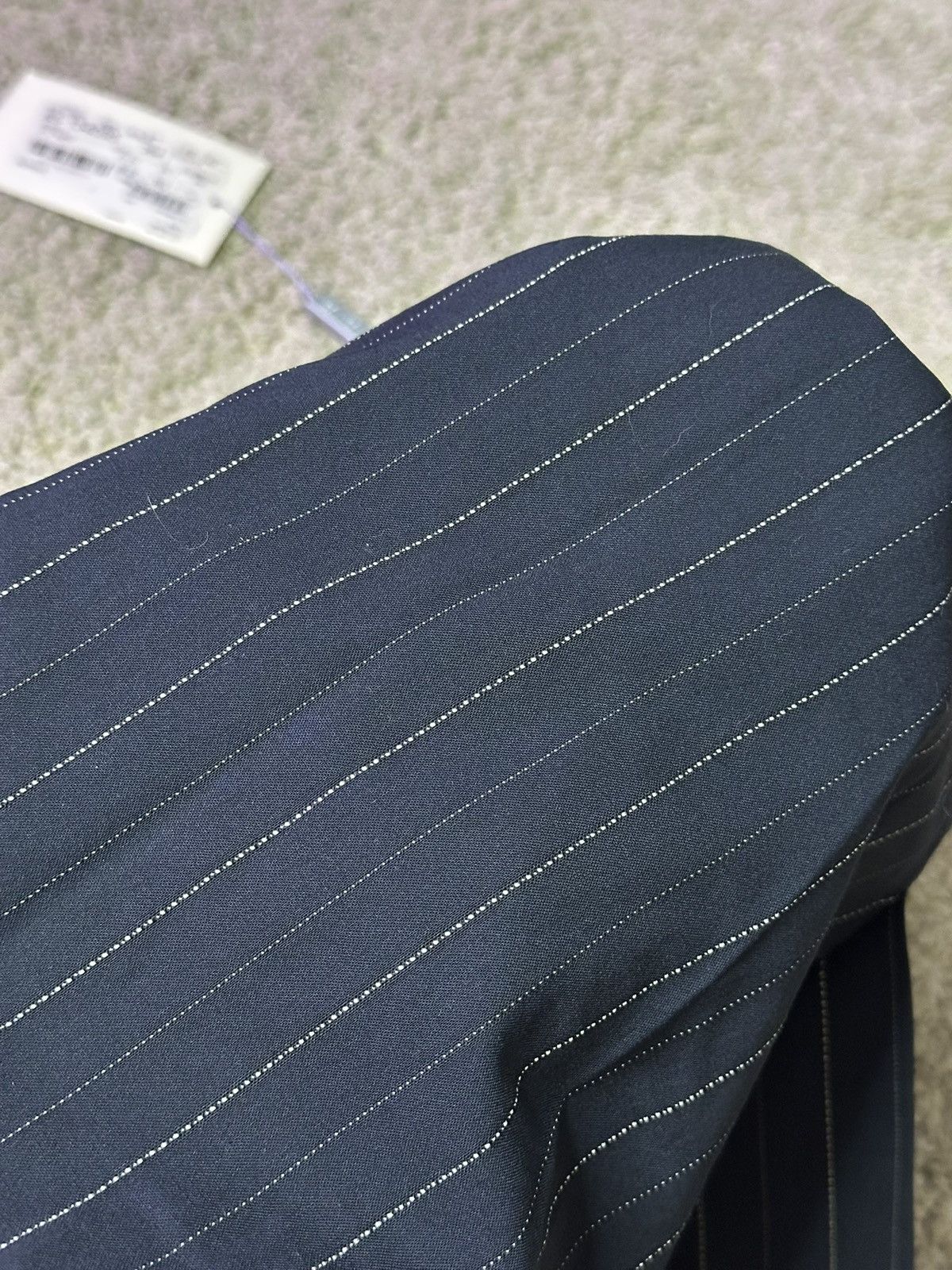 Max Mara Max Mara tailleur pinstripe skirt midnight blue tg.42 IT Size 28" / US 6 / IT 42 - 2 Thumbnail