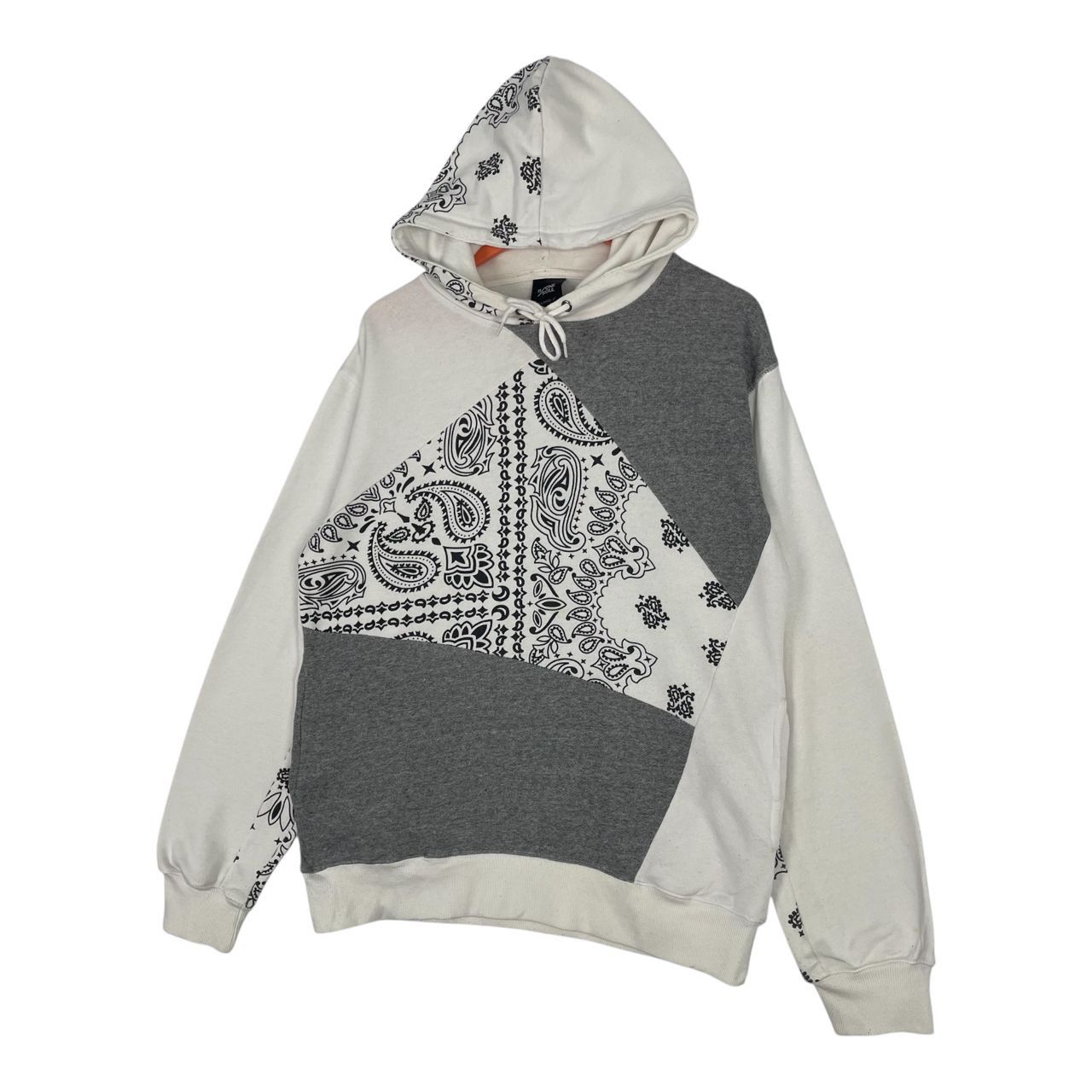 Japanese Brand B One Soul Badana Paisley Patchwork Style Pullover Hoodie Size US L / EU 52-54 / 3 - 2 Thumbnail