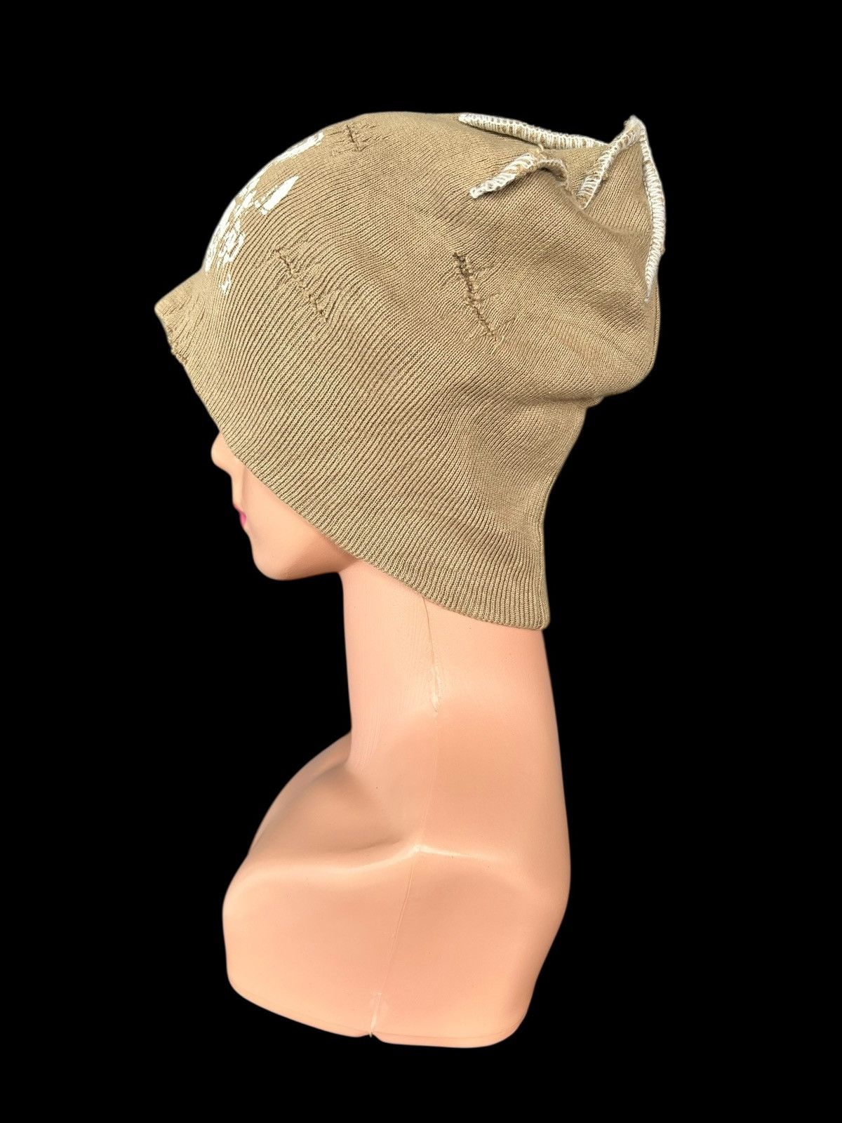Japanese Brand × Kapital × Vintage Japanese Distressed Punk Bondage Style Beanie Hats Size ONE SIZE - 6 Thumbnail