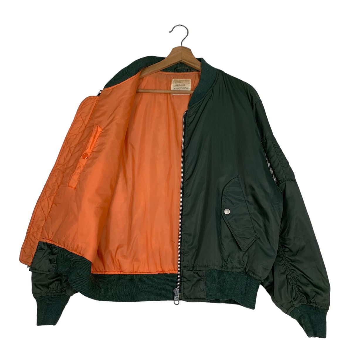 Japanese Brand GLEEMAN MA-1 Flight Bomber Jacket #0864-C39 Size US M / EU 48-50 / 2 - 9 Thumbnail