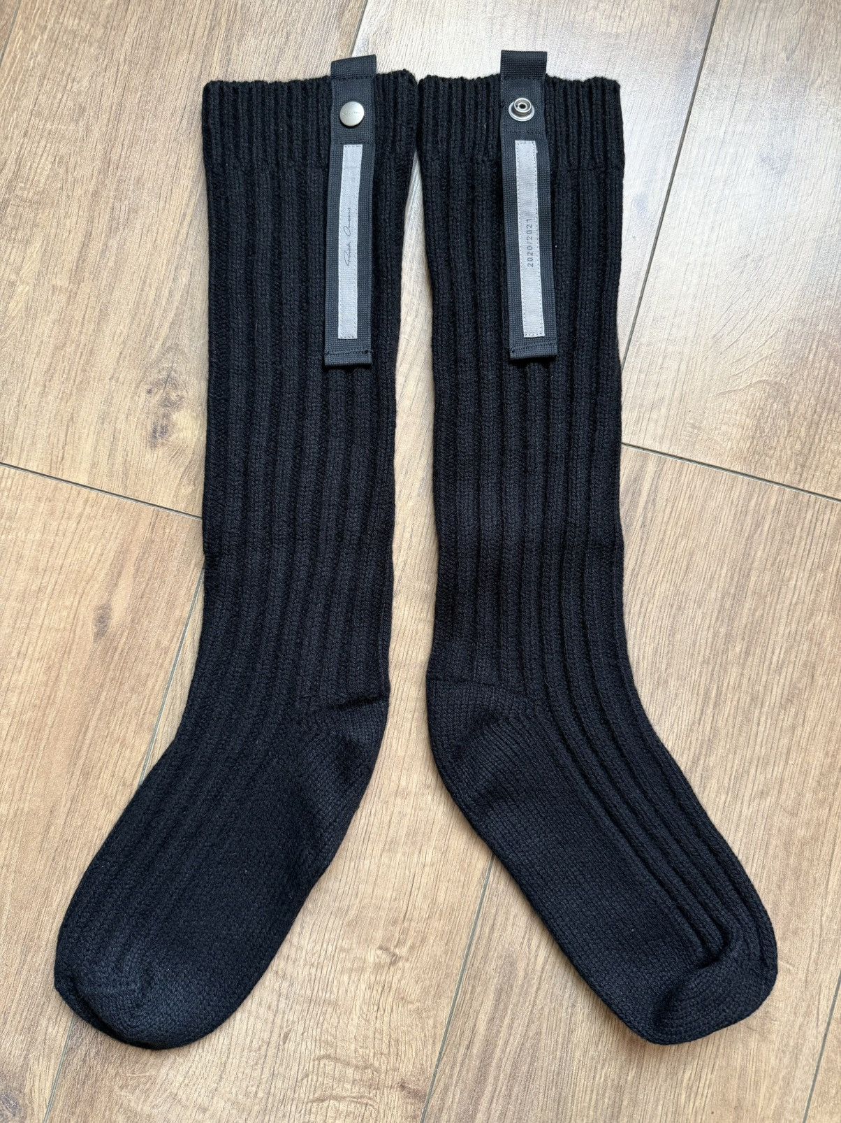 Rick Owens Rick Owens black cashmere socks Size ONE SIZE - 1 Thumbnail