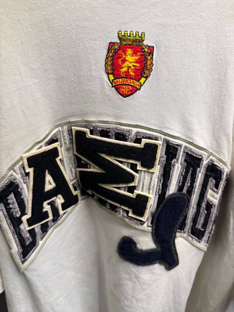Balenciaga Balenciaga white Manchester United vintage short sleeved sh Size US XL / EU 56 / 4 - 2 Thumbnail
