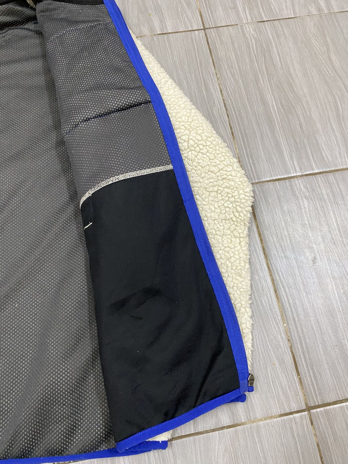 Champion Champion Sherpa Fleece Full Zip Jacket – Cream / Royal Blue Size US L / EU 52-54 / 3 - 10 Thumbnail