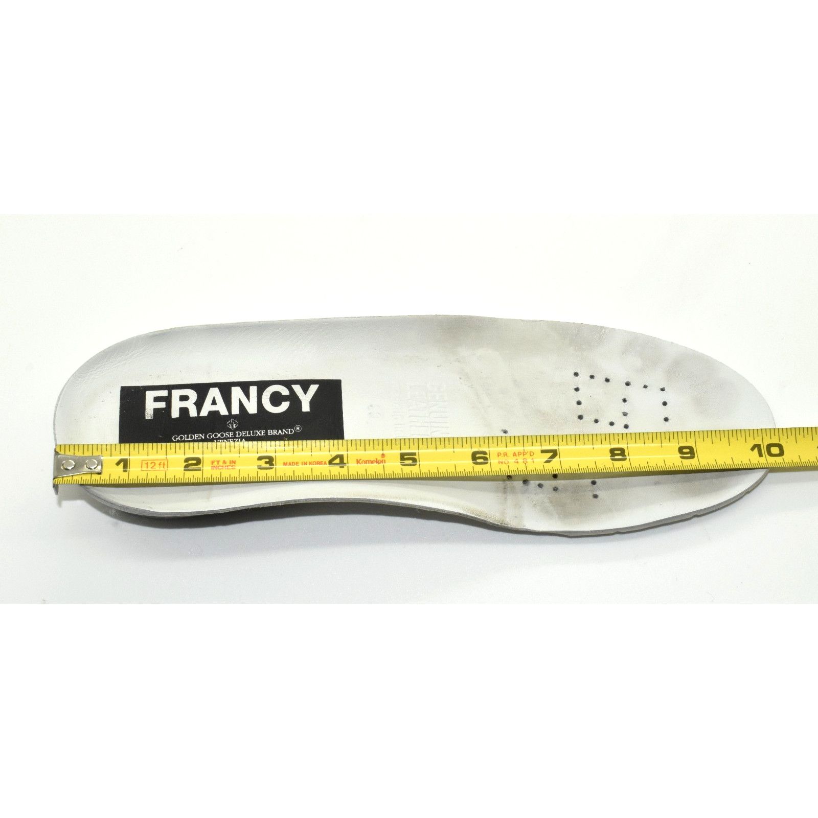 Golden Goose GOLDEN GOOSE Francy Silver Signature Star Hi Top Sneakers 39 Size US 9 / IT 39 - 6 Thumbnail