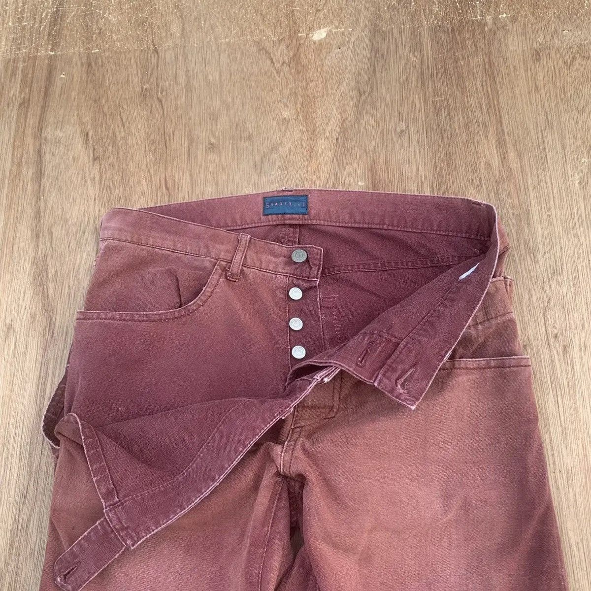 Japanese Brand × RAGEBLUE × Seditionaries 🍁GRAILS🍁RAGEBLUE JEANS FADED DOUBLEWAIST DUCK CANVAS PANTS Size US 32 / EU 48 - 6 Thumbnail