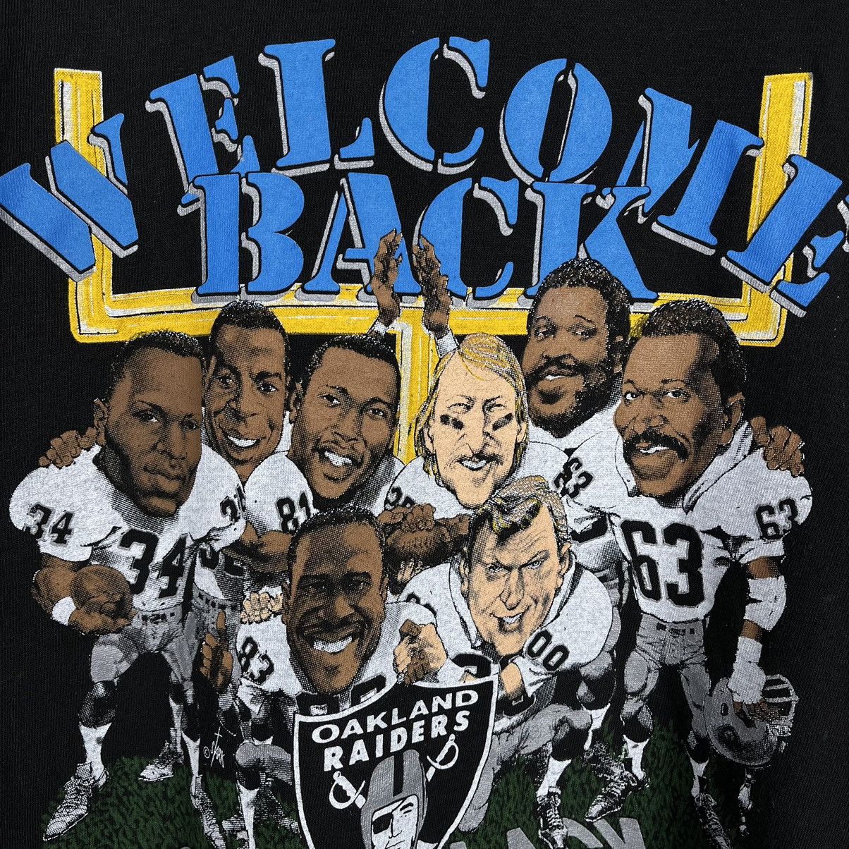 NFL Vintage Oakland Raiders NFL rare tee 1990 Size US L / EU 52-54 / 3 - 3 Thumbnail