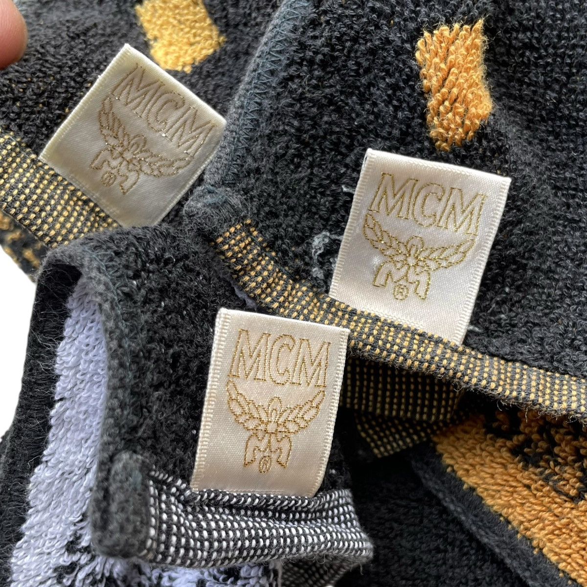 MCM Lot Of 3 Modern Creation Munchen MCM Cognac Visetos Towel Size ONE SIZE - 6 Thumbnail