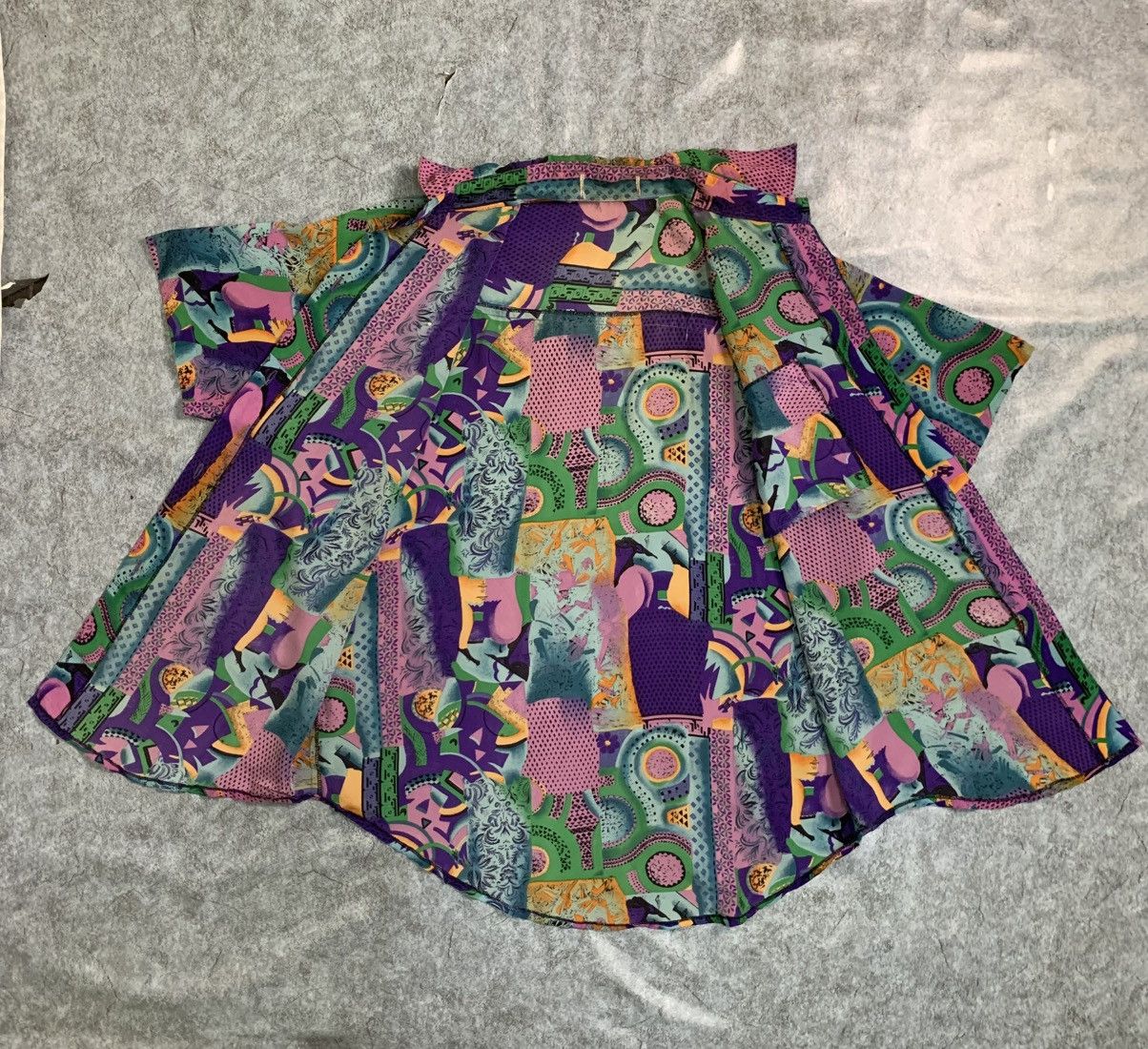 Other Rare Design Vintage Short Sleeve Blouse Size M / US 6-8 / IT 42-44 - 3 Thumbnail