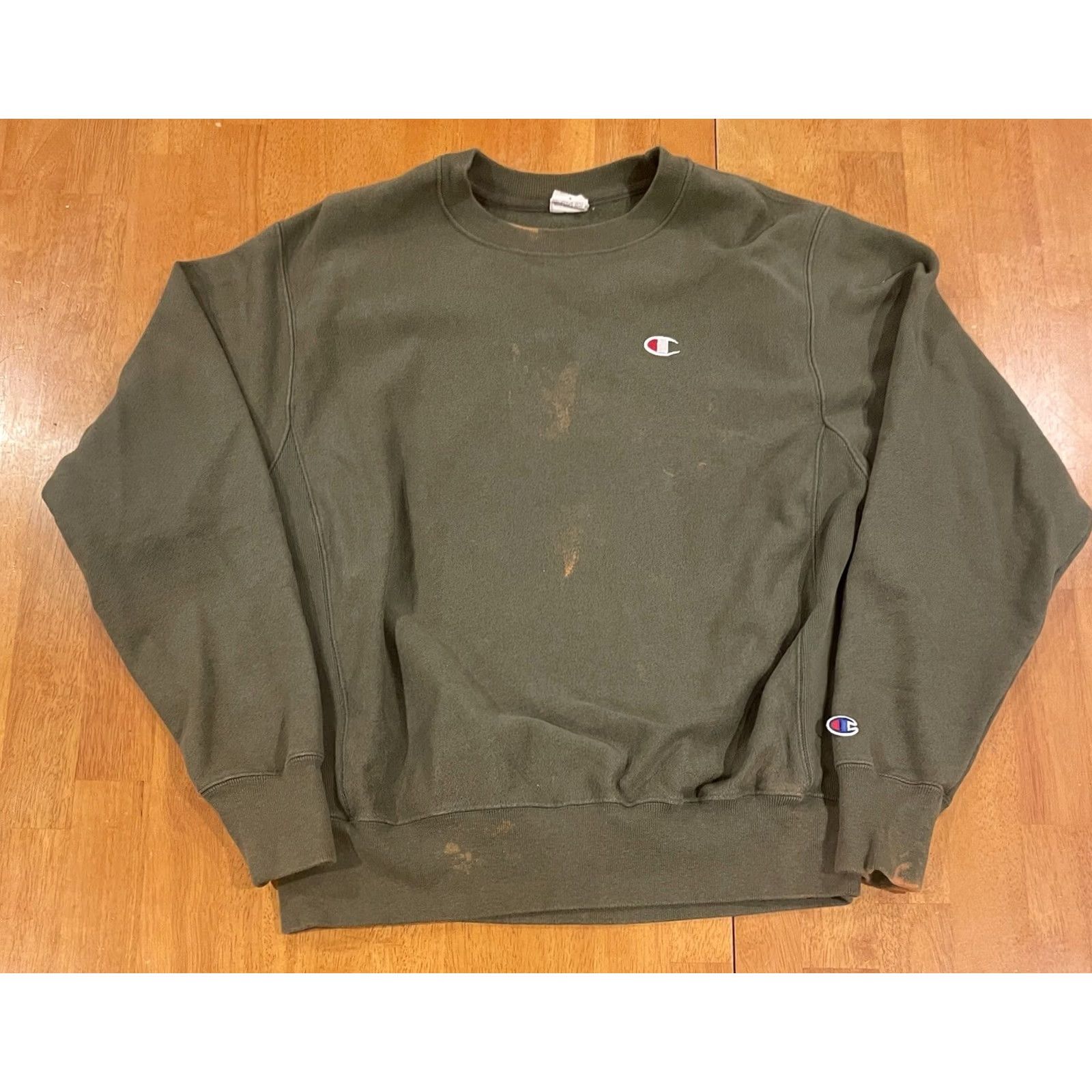 Champion Champion Sweater Crewneck Men M Green Modern Size US M / EU 48-50 / 2 - 2 Thumbnail