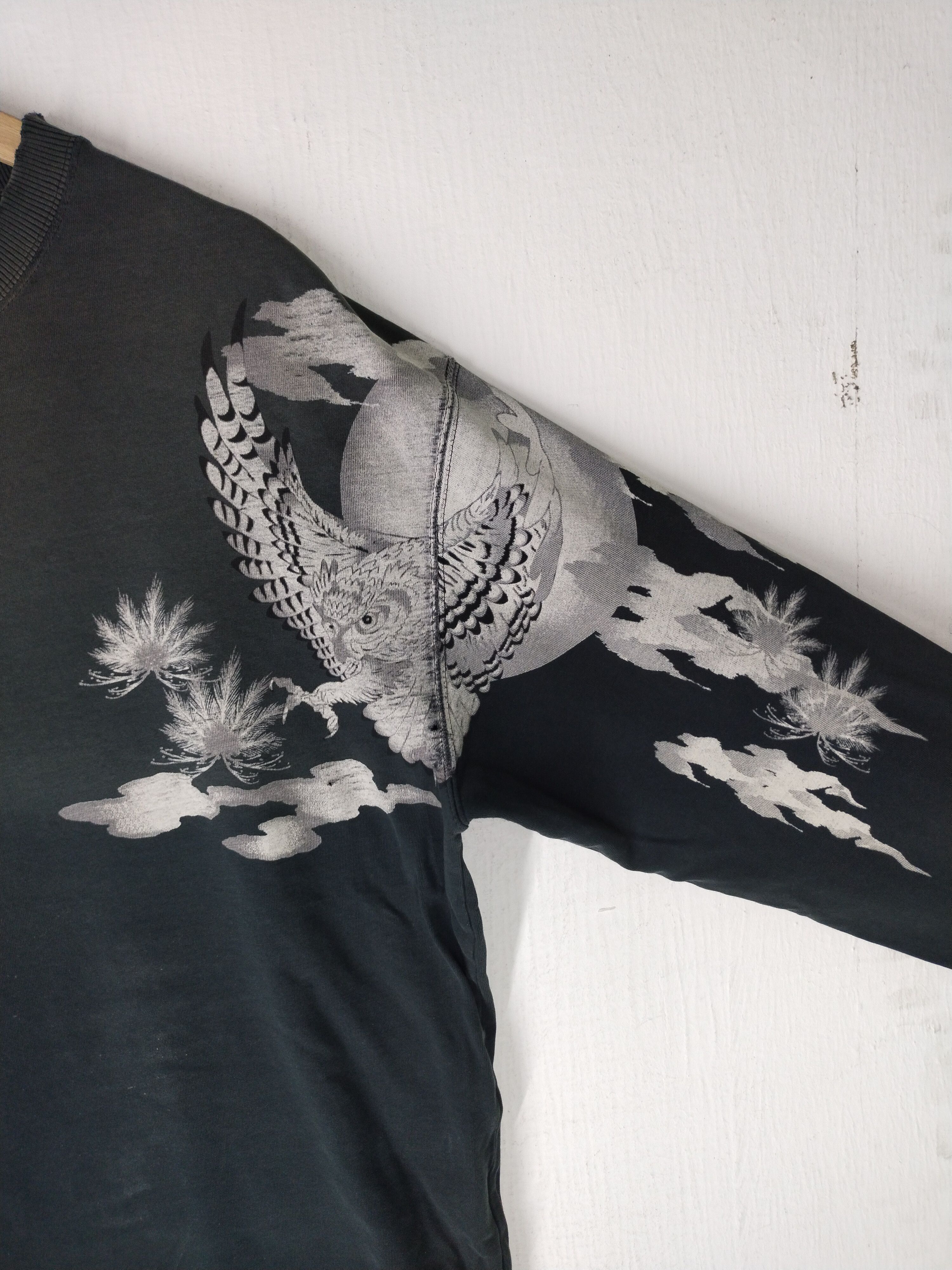 Vintage Vintage Sukajan Eagle Generation Kara Kuri Sweatshirt Size US L / EU 52-54 / 3 - 4 Thumbnail