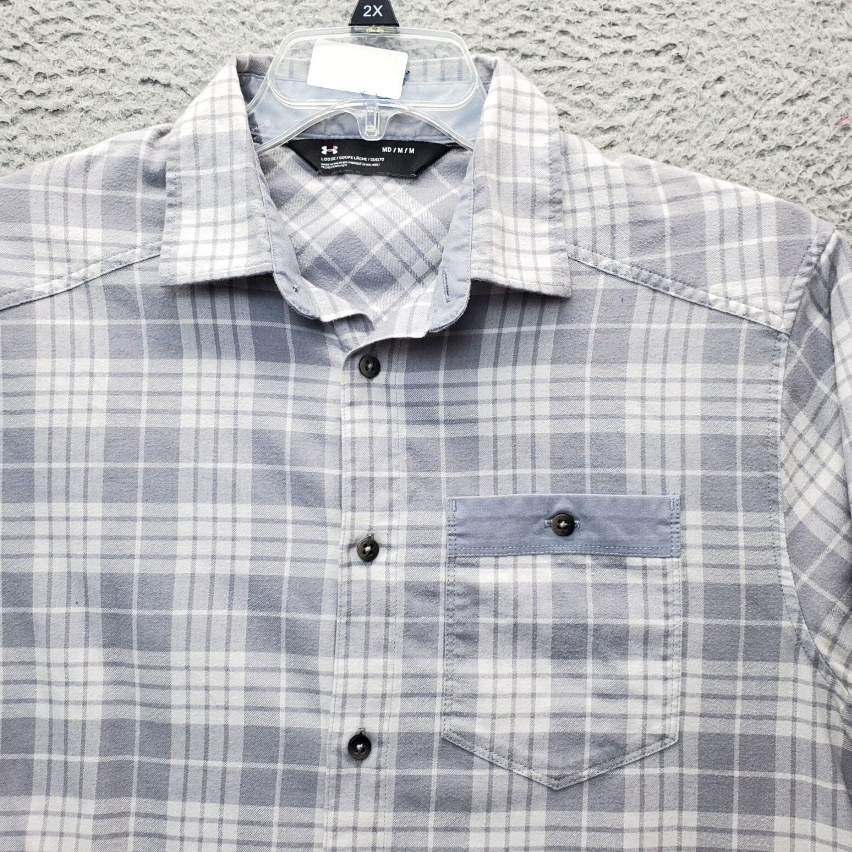 Under Armour Under Armour Casual Shirt Mens M Multicolor Plaid Flannel Button-Down Shirt Size US M / EU 48-50 / 2 - 3 Thumbnail