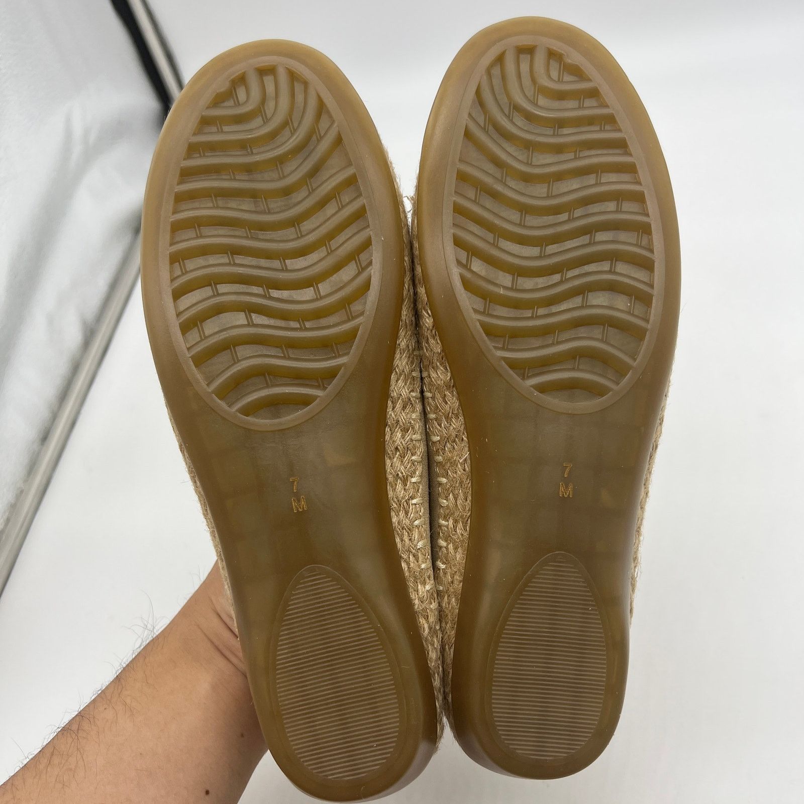 Other Vaneli Suede Slip On Size 7 M Espadrille Flats Beige Suede Size US 7 / IT 37 - 8 Thumbnail