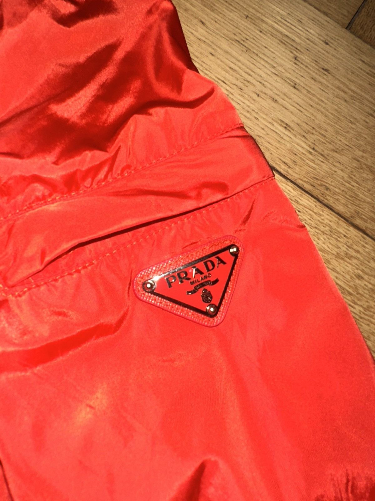 Prada Prada Re-Nylon Sport Triangle Jacket SS18 Windbreaker Size US S / EU 44-46 / 1 - 2 Thumbnail