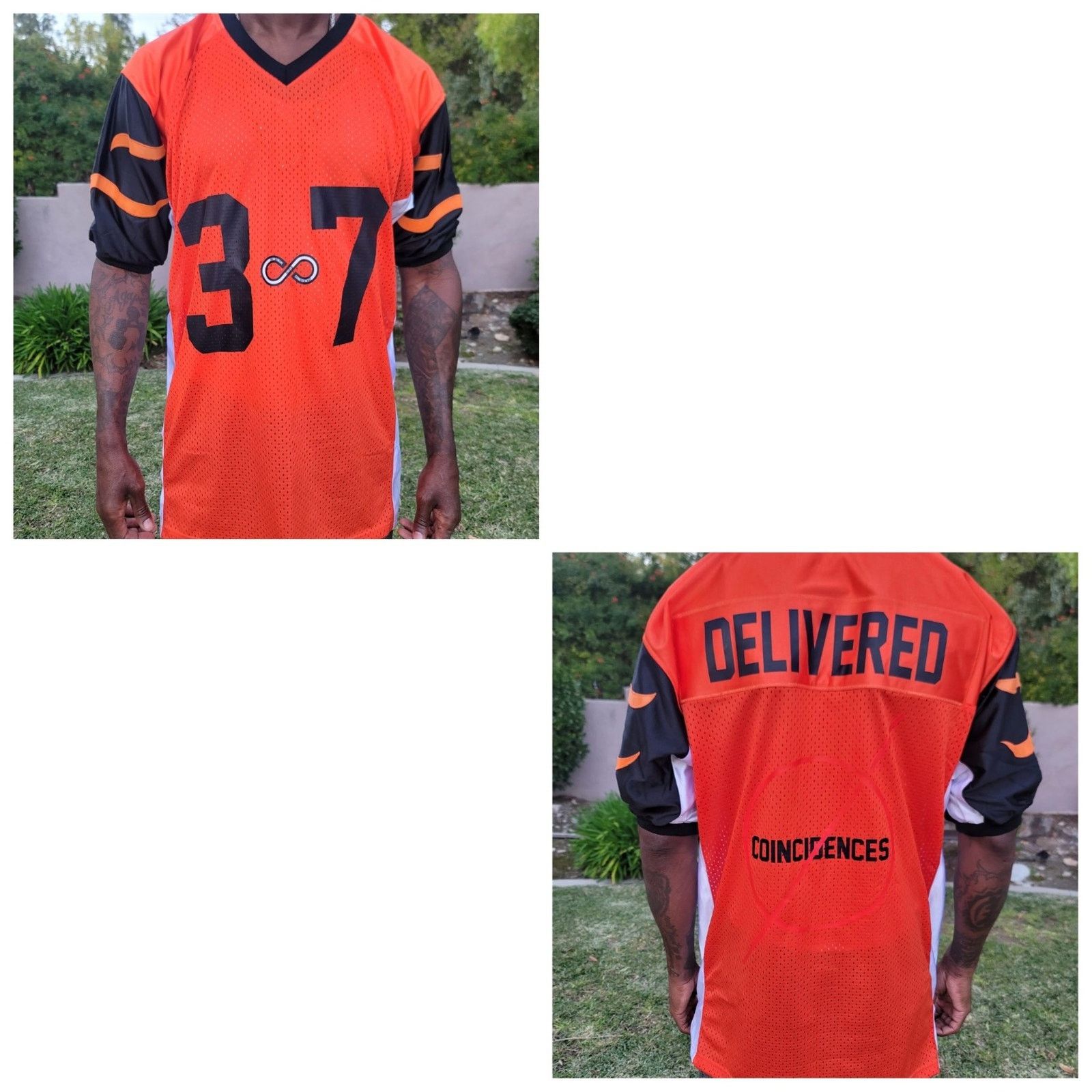 The Unbranded Brand Continual Coincidences Brand Upcycled Vtg Jersey DELIVERED Size US XL / EU 56 / 4 - 1 Thumbnail