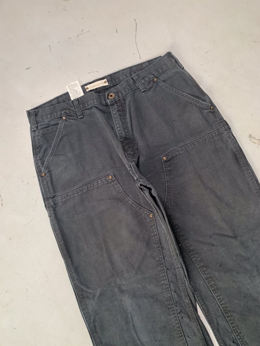Carhartt Vintage sunfade Carhartt b11 Blk double knee denim Size US 36 / EU 52 - 2 Thumbnail